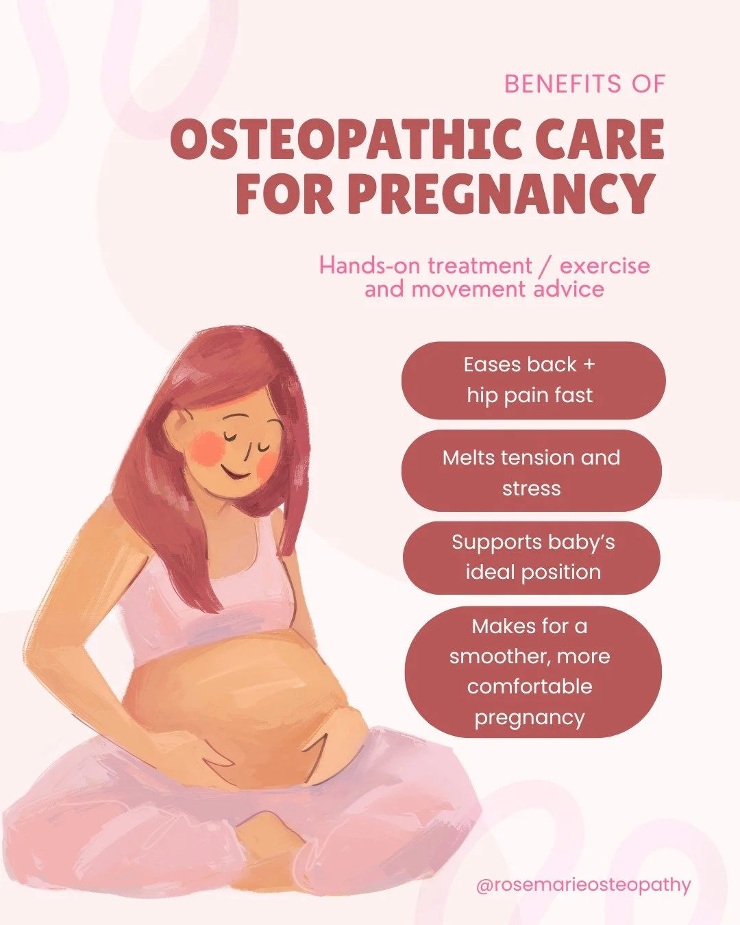 Pregnancy is amazing&hellip; but yes, it can be *a lot* 🤰 Back and hip pain, bad sleep, feeling stiff or just &ldquo;off&rdquo; &mdash; it all adds up. Osteopathic care is a gentle, hands-on way to help ease the aches, release tension, improve postu