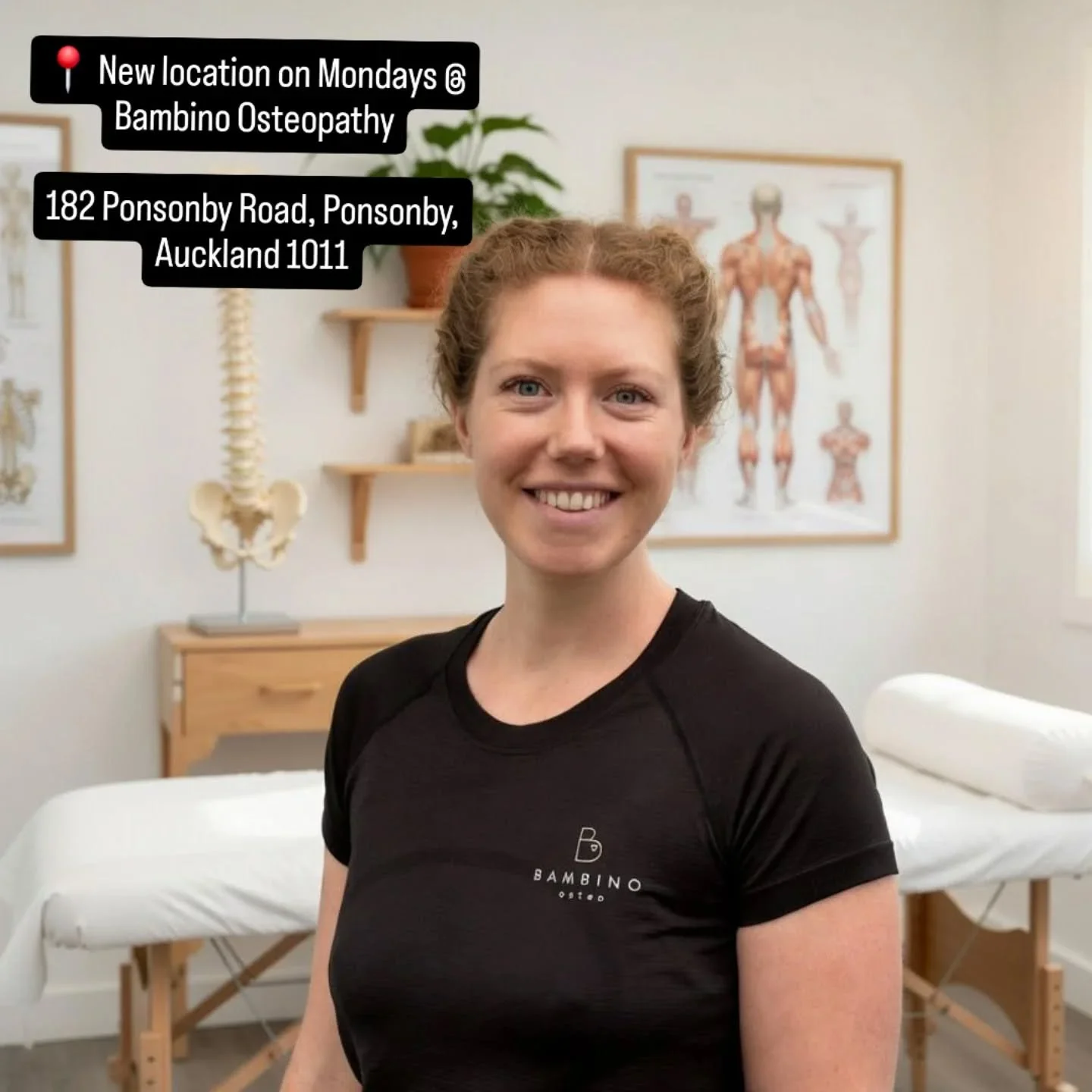 📍 New Location on Mondays @ Bambino Osteopathy in Ponsonby!
🚗 --> 182 Ponsonby Road, Ponsonby, Auckland 1011

I'm looking forward to working with the Bambino community 👐 to support women and mothers in the different life transitions and helping