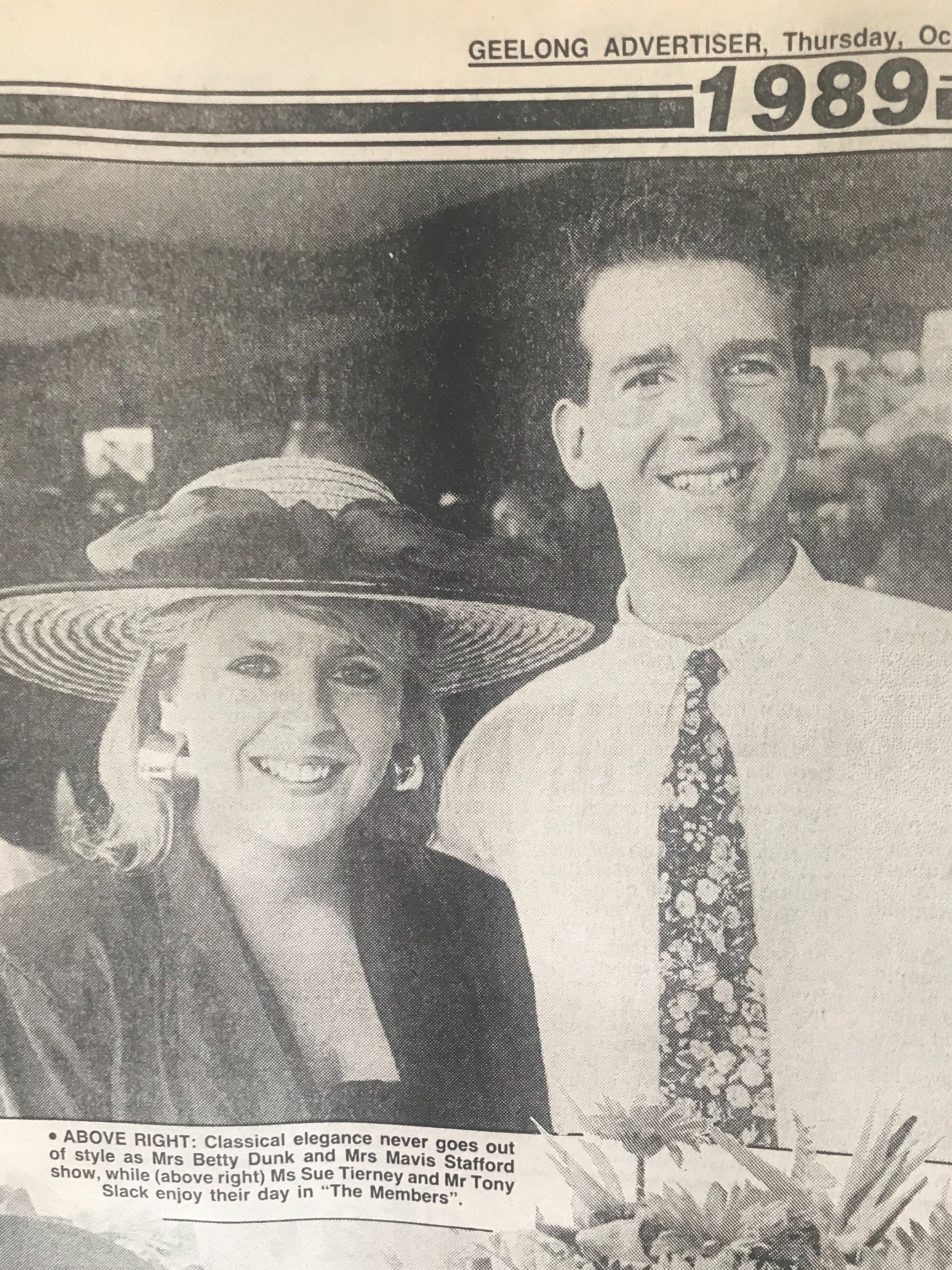 WAYBACK WEDNESDAY || 1989 Geelong Cup 🏇🏇👩🏼👦🏻