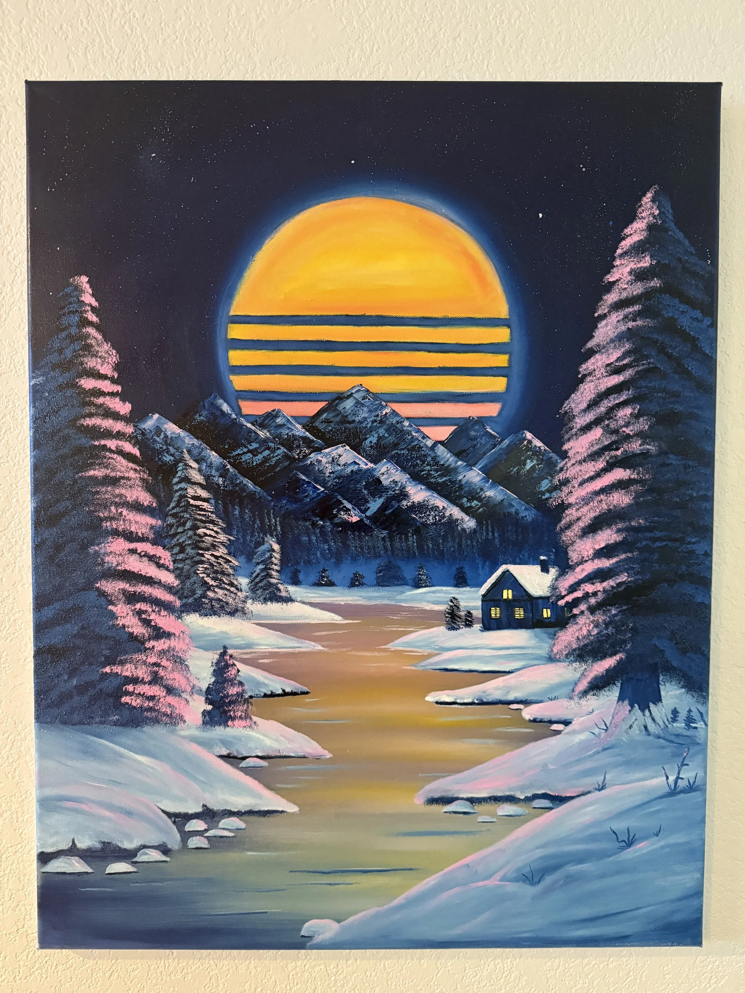SYNTHWAVE SNOWFALL