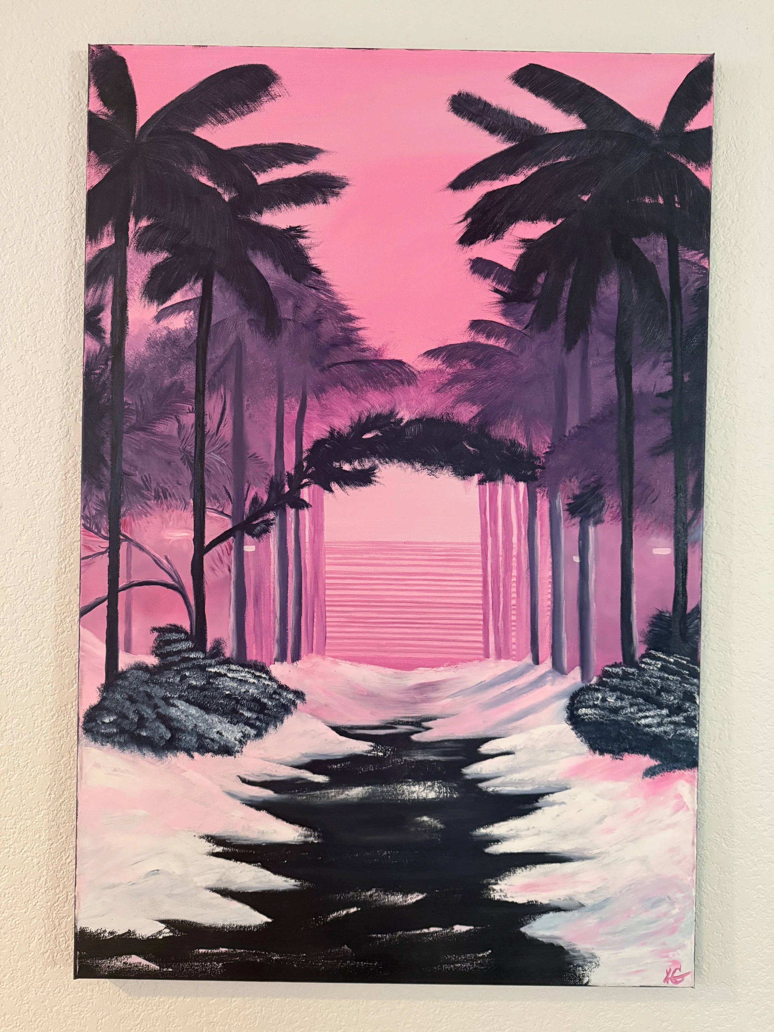 SNOWY PALMS