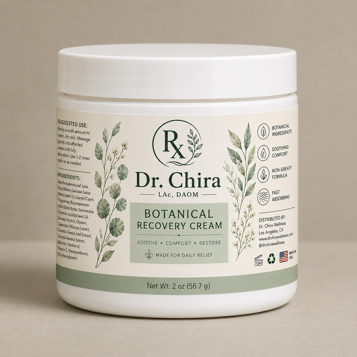 Botanical Recovery Cream