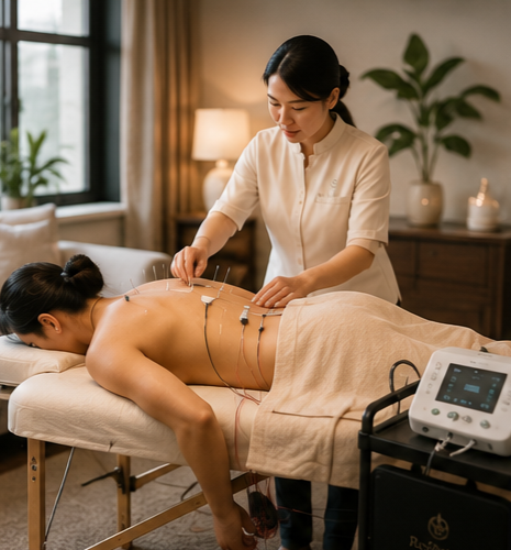 Personalized acupuncture treatment at Dr. Chira Wellness.