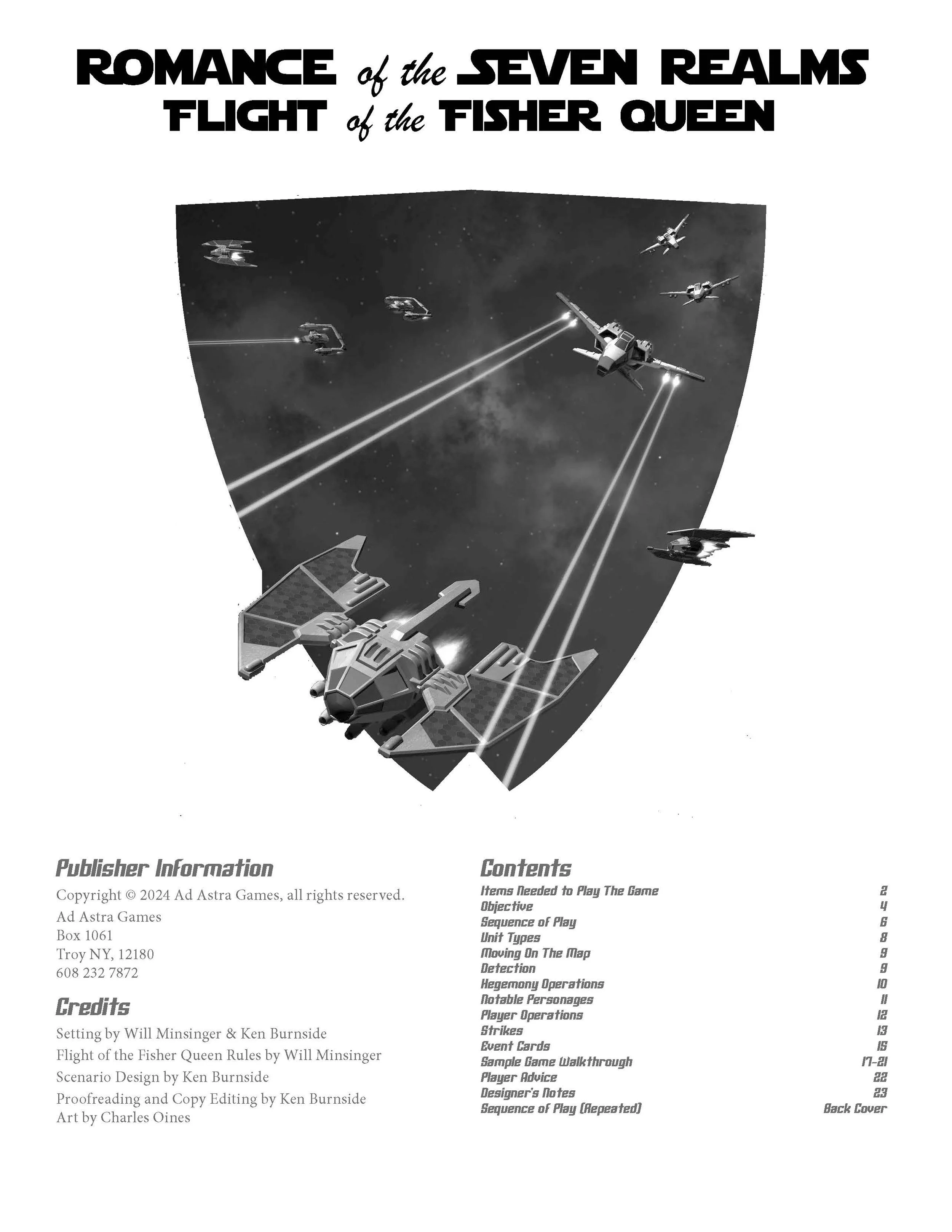 Squadron Strike: Romance of the Seven Realms: Flight of the Fisher Queen Rulebook (PDF)