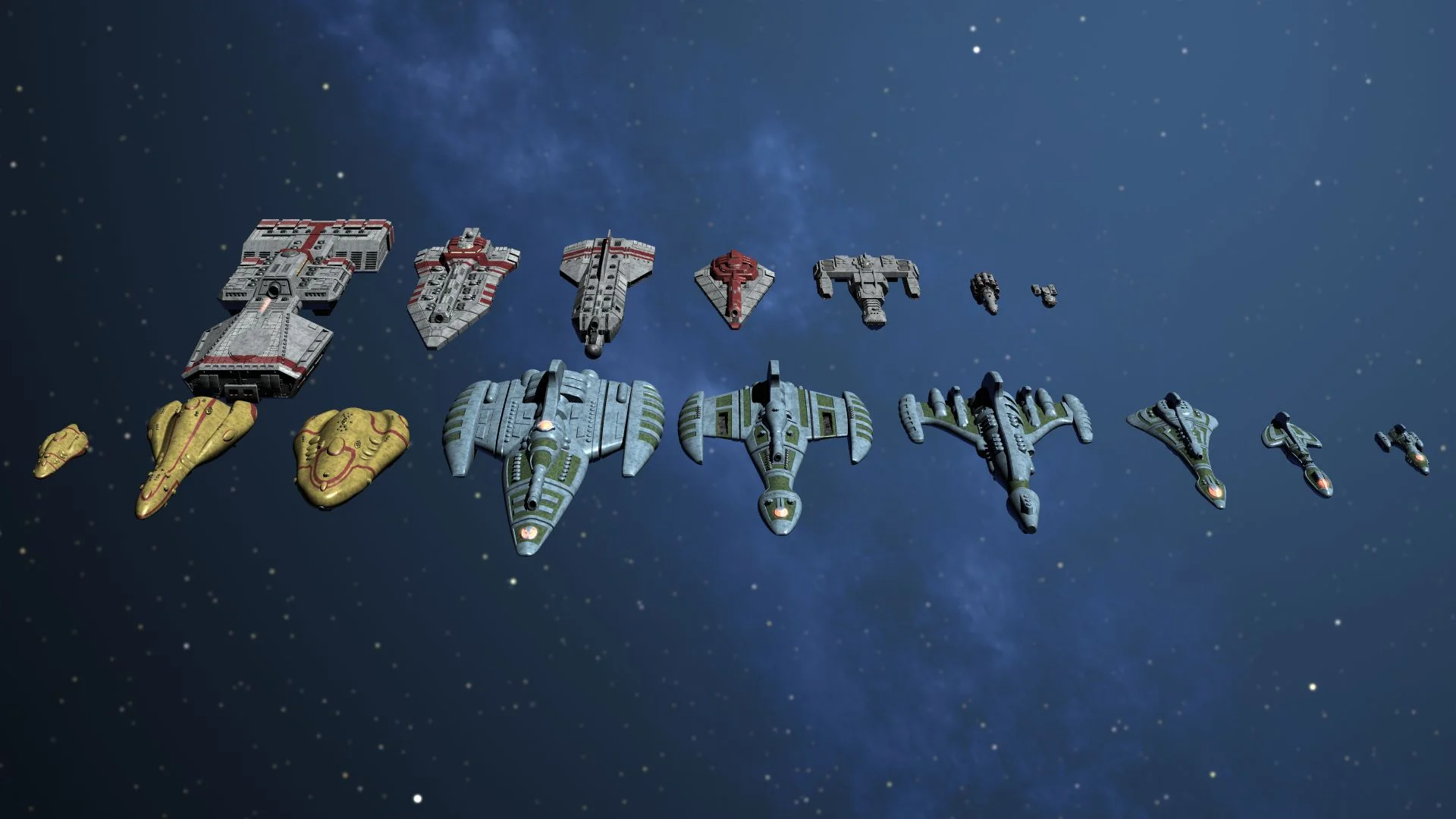 Can you name all the alien ship classes?