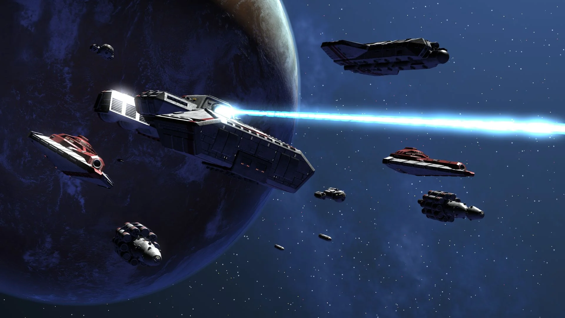An Imperial fleet on full assault mode!