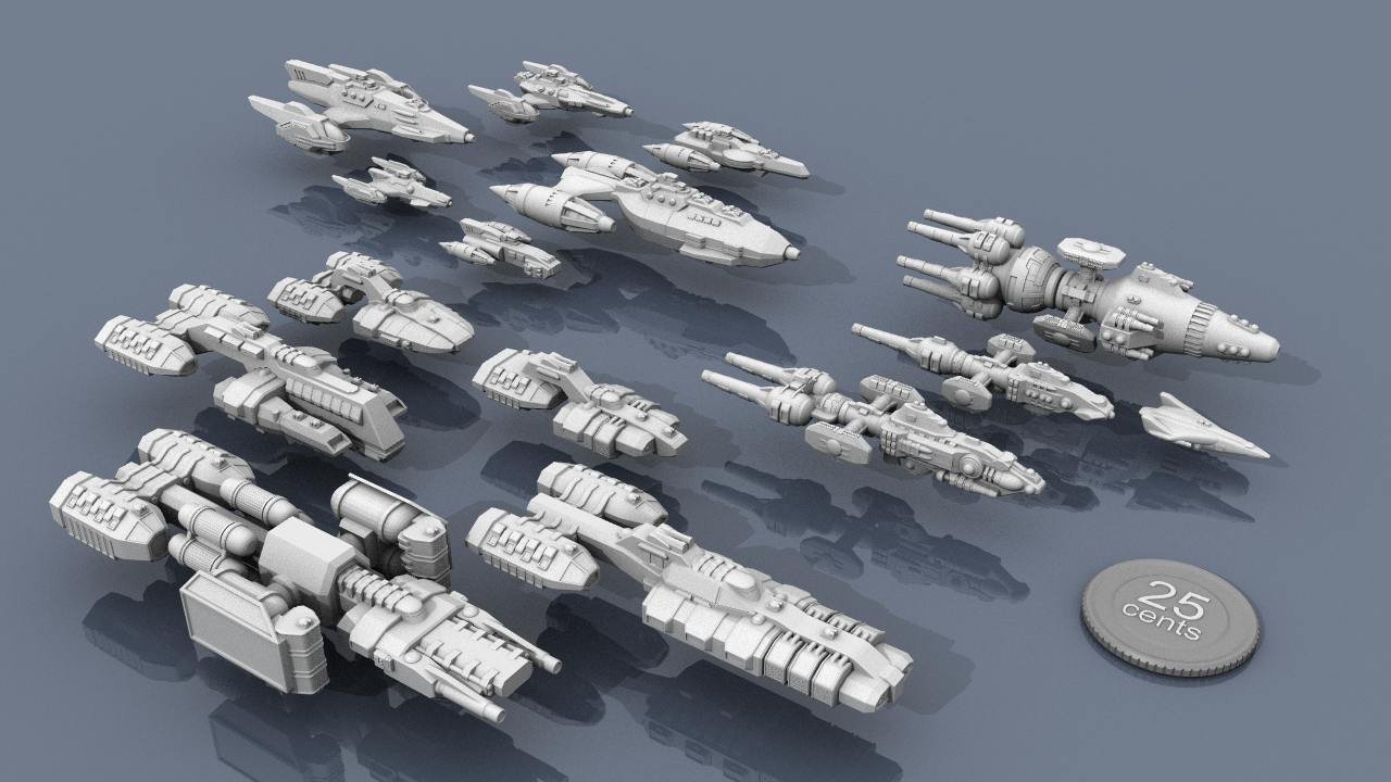 Squadron Strike Miniatures: Diaspora (STL)