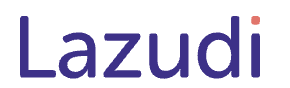 Lazudi logo in purple text
