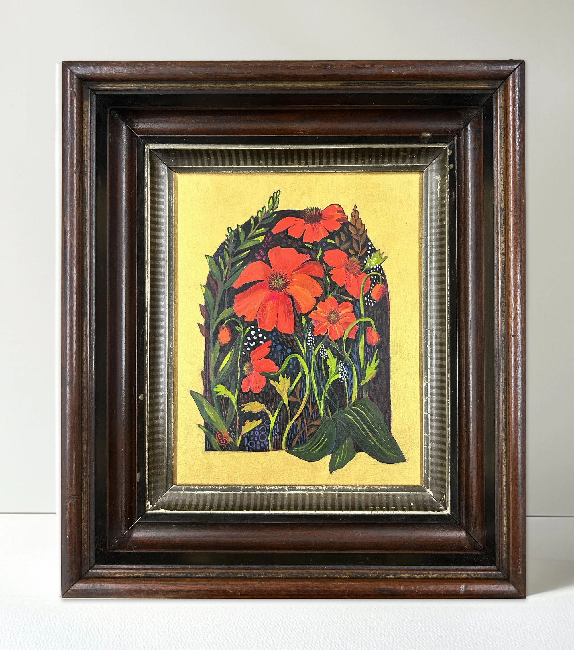 BeTrue-8x10-Gouache-EggTempera on wood-frame2.jpg
