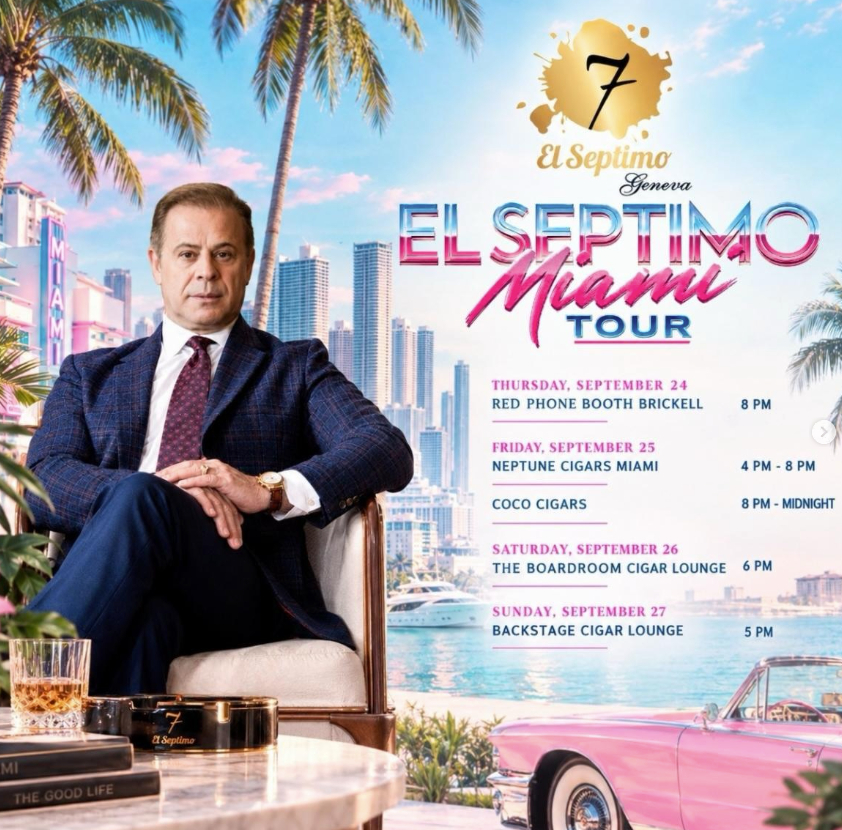 Zaya Younan Brings El Septimo to Little Havana: Inside Tonight's Event at Neptune Cigars