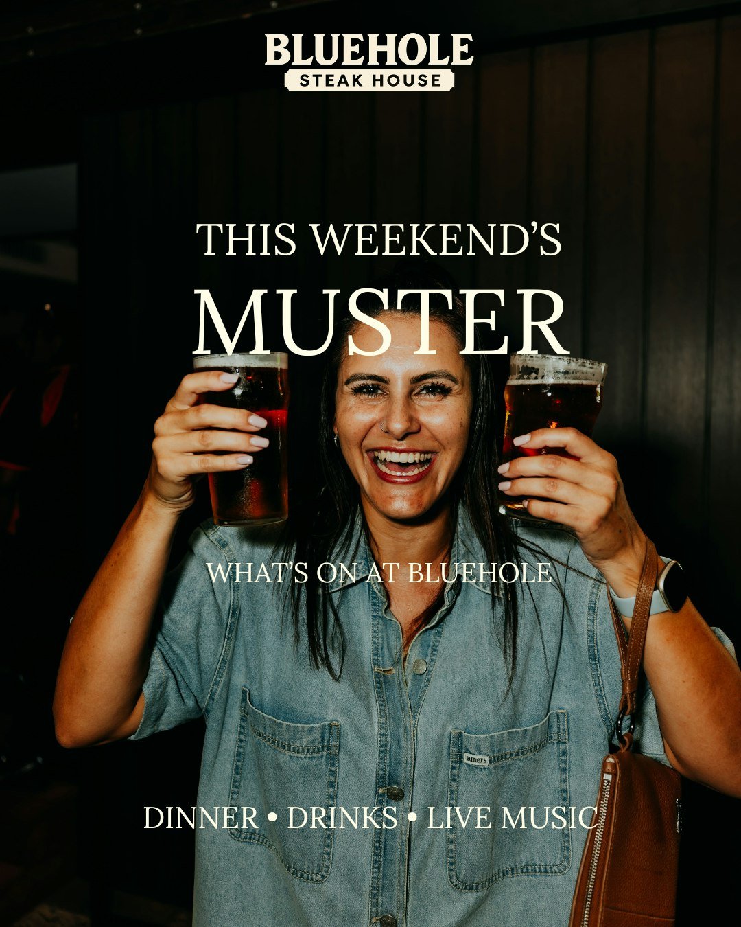 WHAT&rsquo;S MUSTERING THIS WEEKEND 🤠🎶

Another weekend of live music at BlueHole!

Friday 18 September, Liam O&rsquo;Neill live from 8:30pm

Saturday 19 September, Tim live from 8:30pm

Round up the crew, settle in for a feed and stick around for 