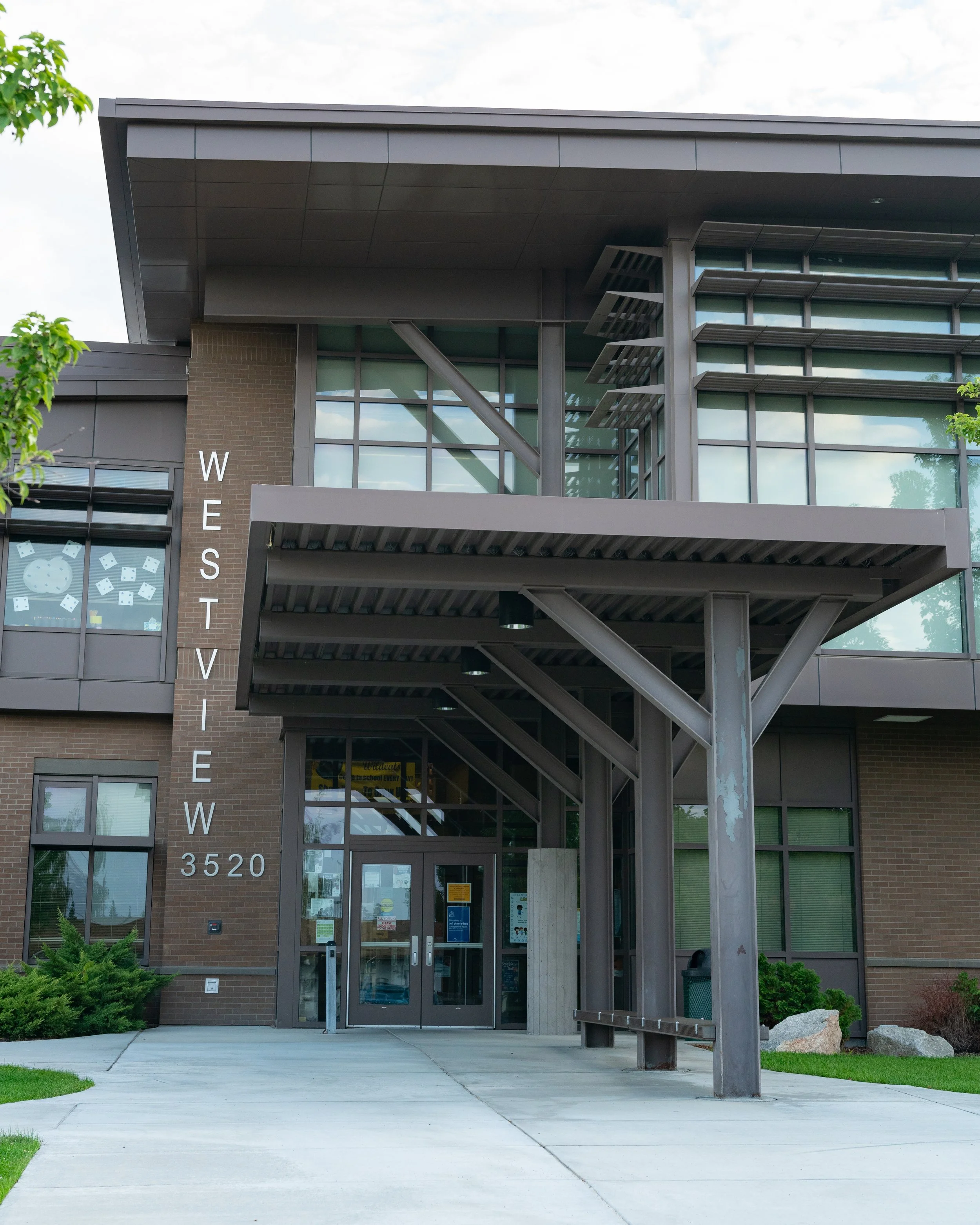 entry of the building