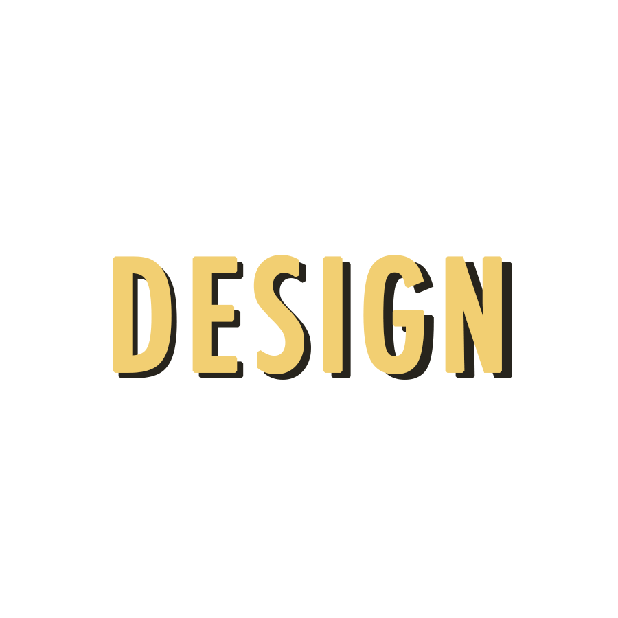 an interior is shown featuring mid century modern design and text that reads "Design" indicating that you can click the link to browse mid-century design