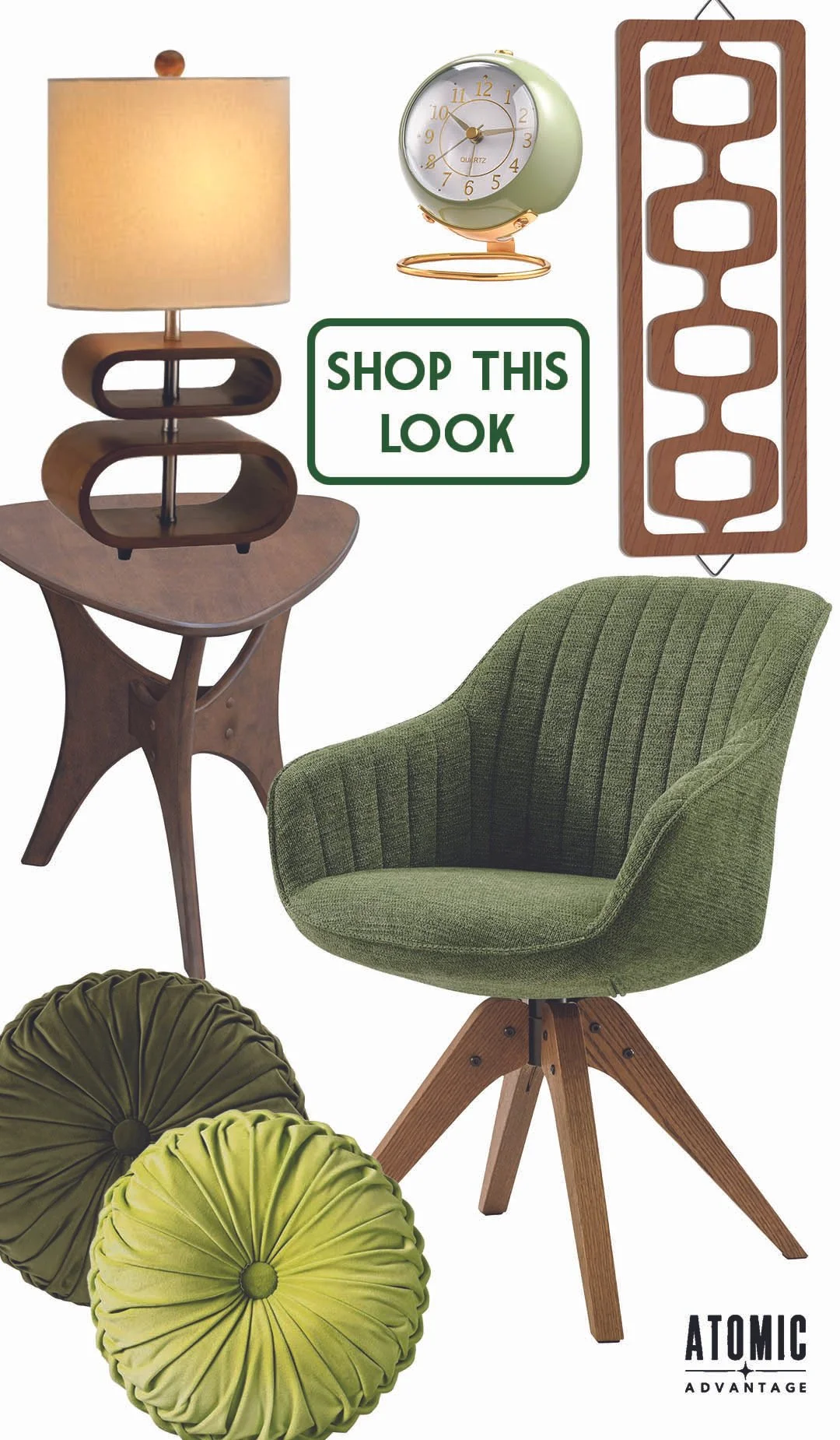 Shop MCM Walnut and Green Looks