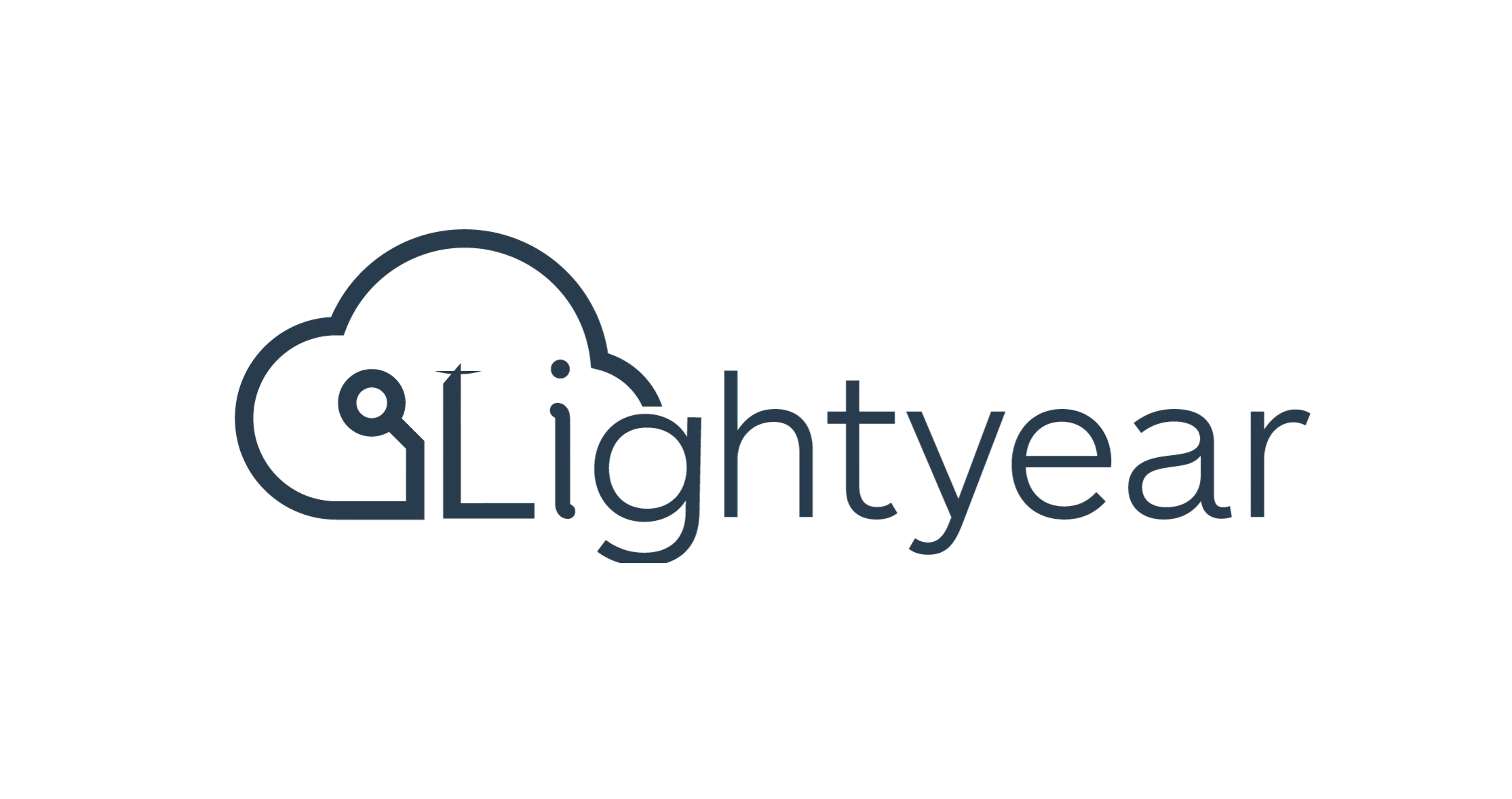 Logo of Lightyear with a stylized cloud and the word 'Lightyear'