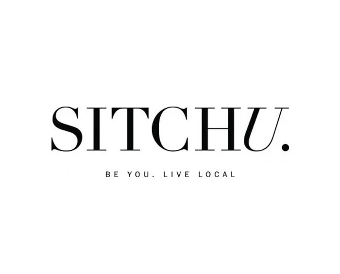 Logo for StitchU with the tagline "Be You. Live Local" in black text on a white background.