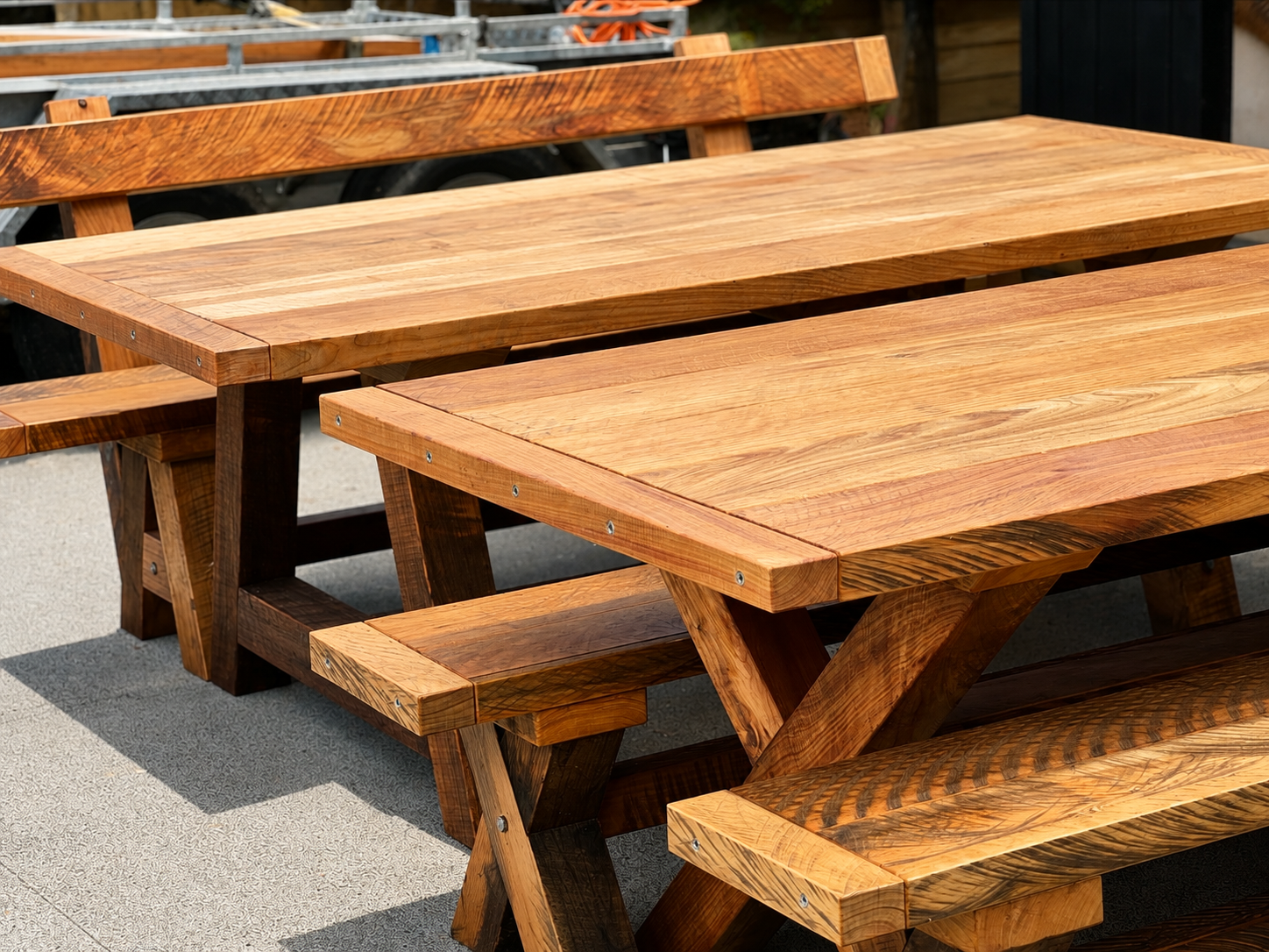 Ridge Macrocarpa Dining Table