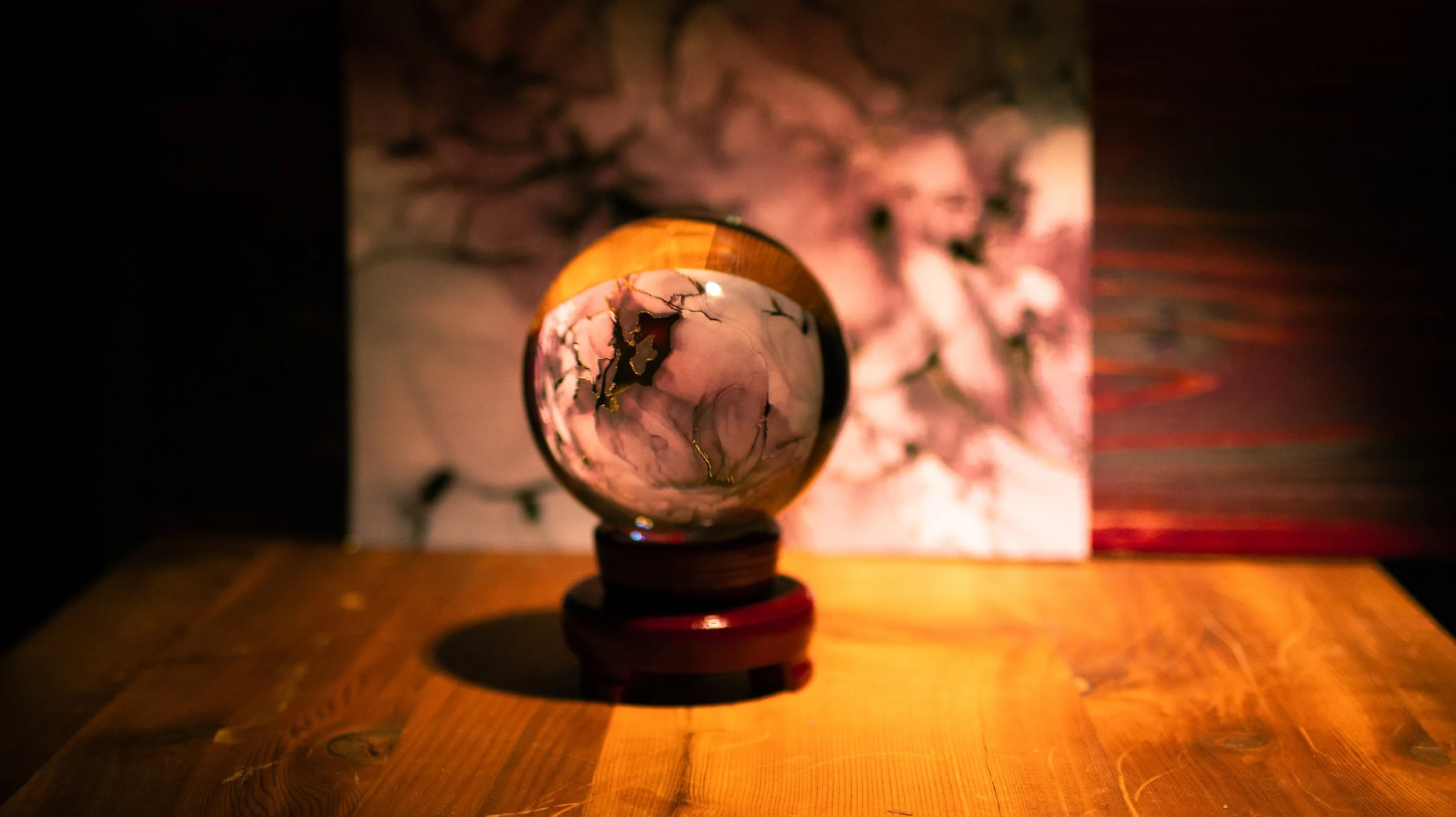 Marble Crystal Ball by J. Phagan, Belton, TX 2026