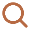 Magnifying glass icon with a circular handle