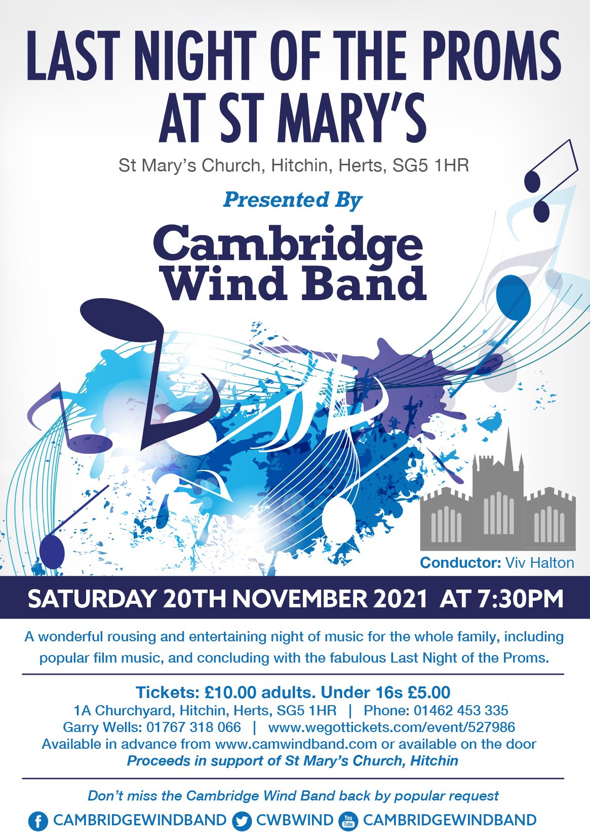 Last Night of the Proms at St Mary's - Nov 2021