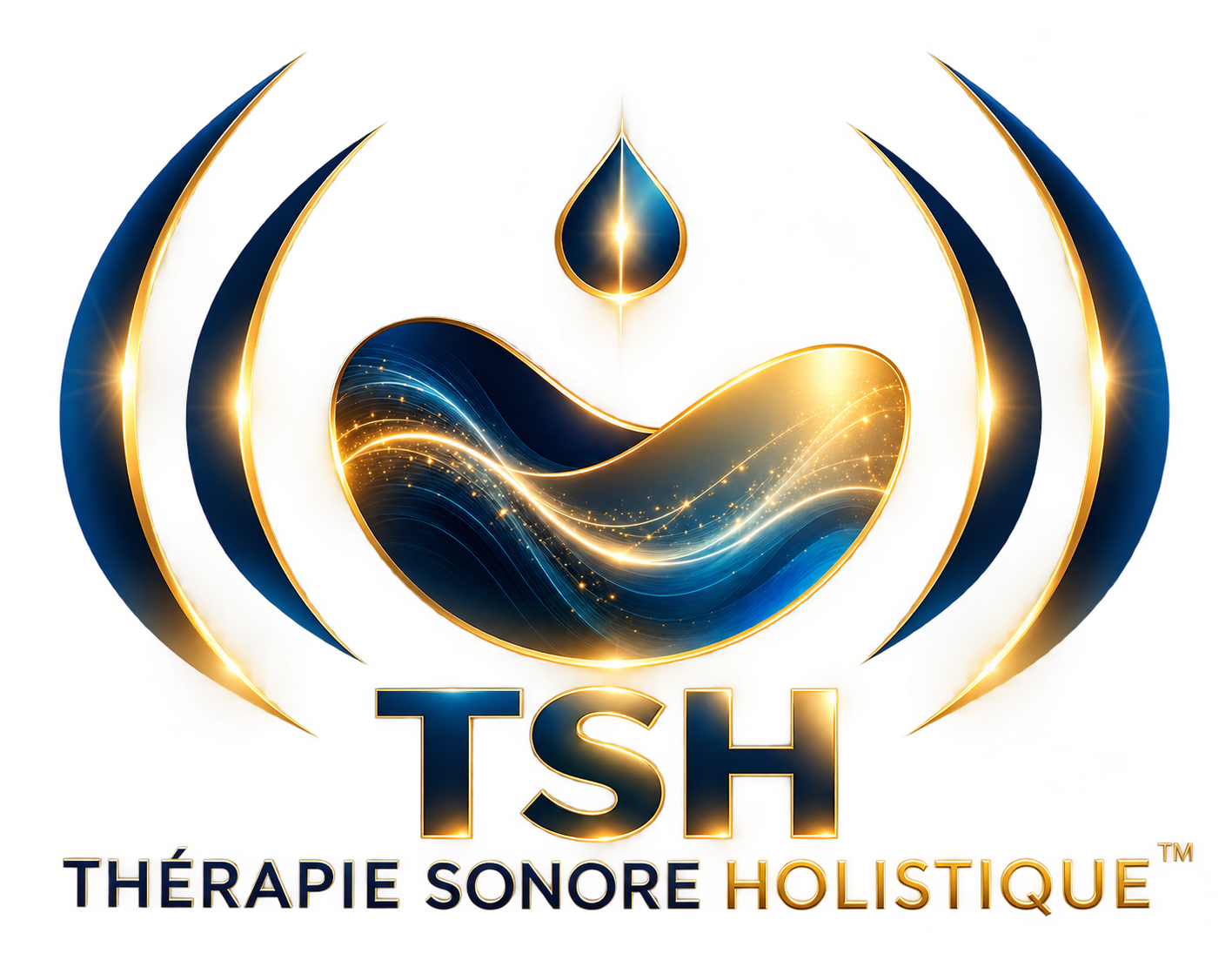 Logo TSH thérapie sonore doré et bleu SF.png