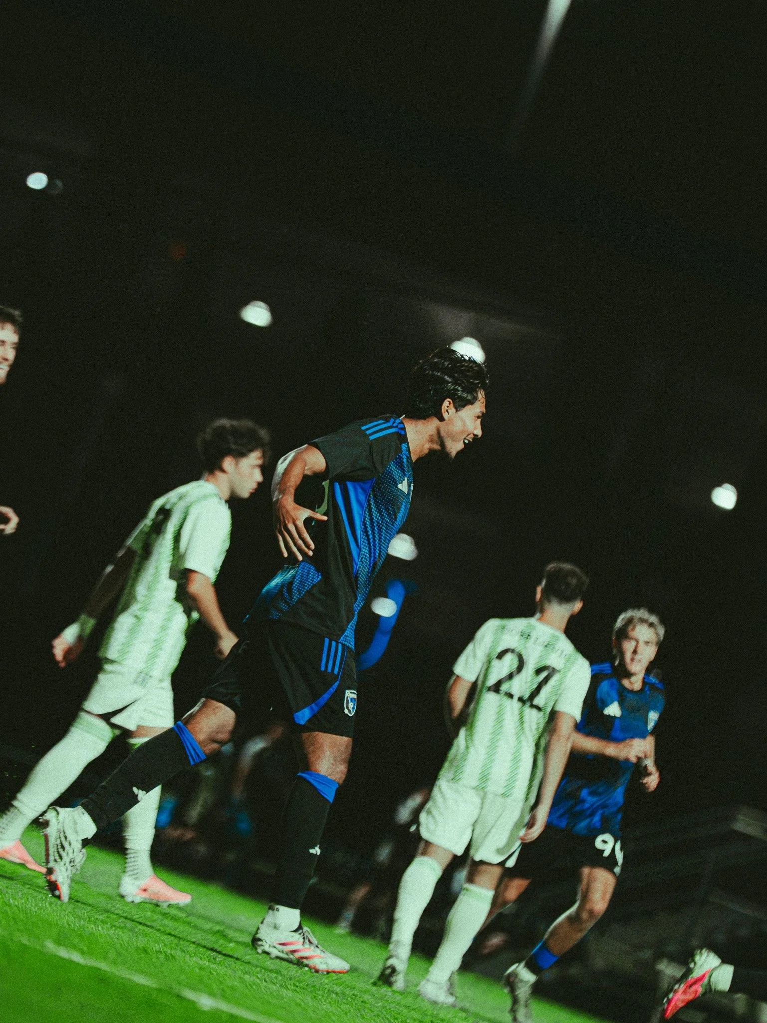 Alejandro Cano after equalizing the game 1-1 against Austin Fc ii in the 53' minute