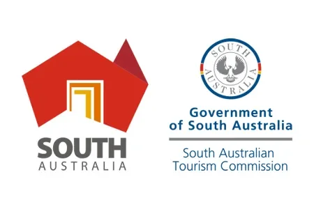 Logos of South Australia and the South Australian Tourism Commission.