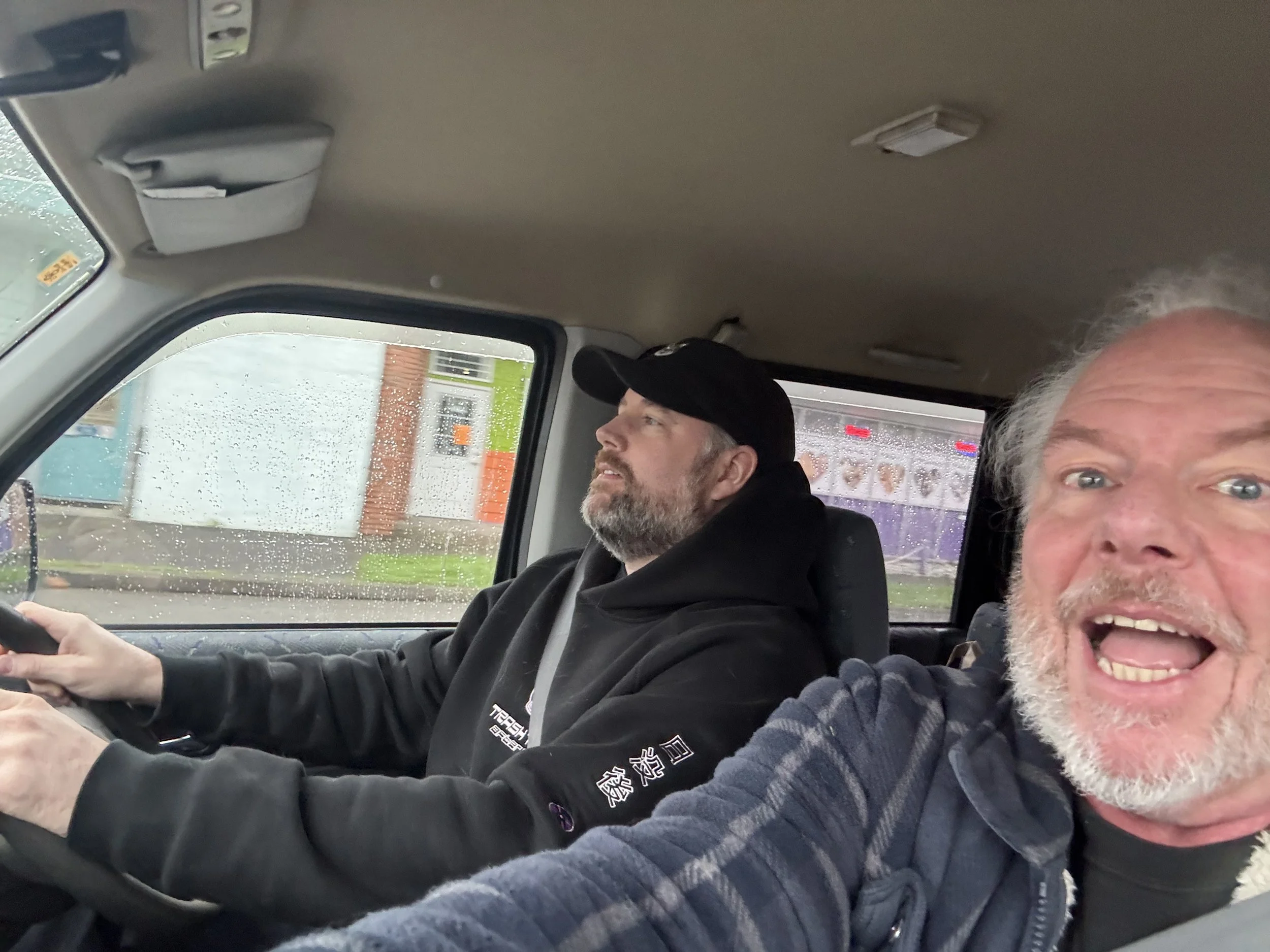 Taking the K van for a ride with my Dad!