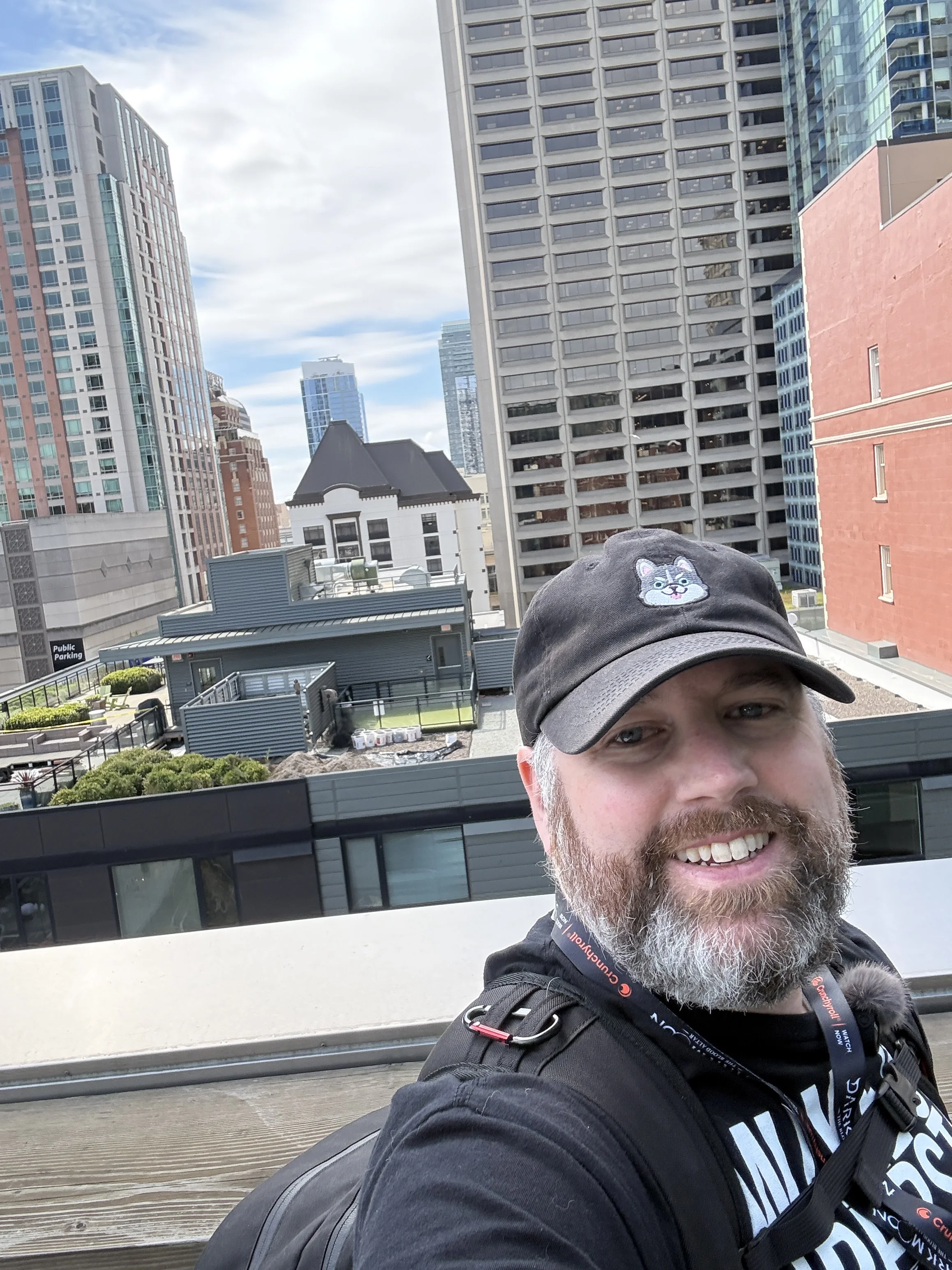 The rooftop view from the Seattle Convention center is quiet nice!