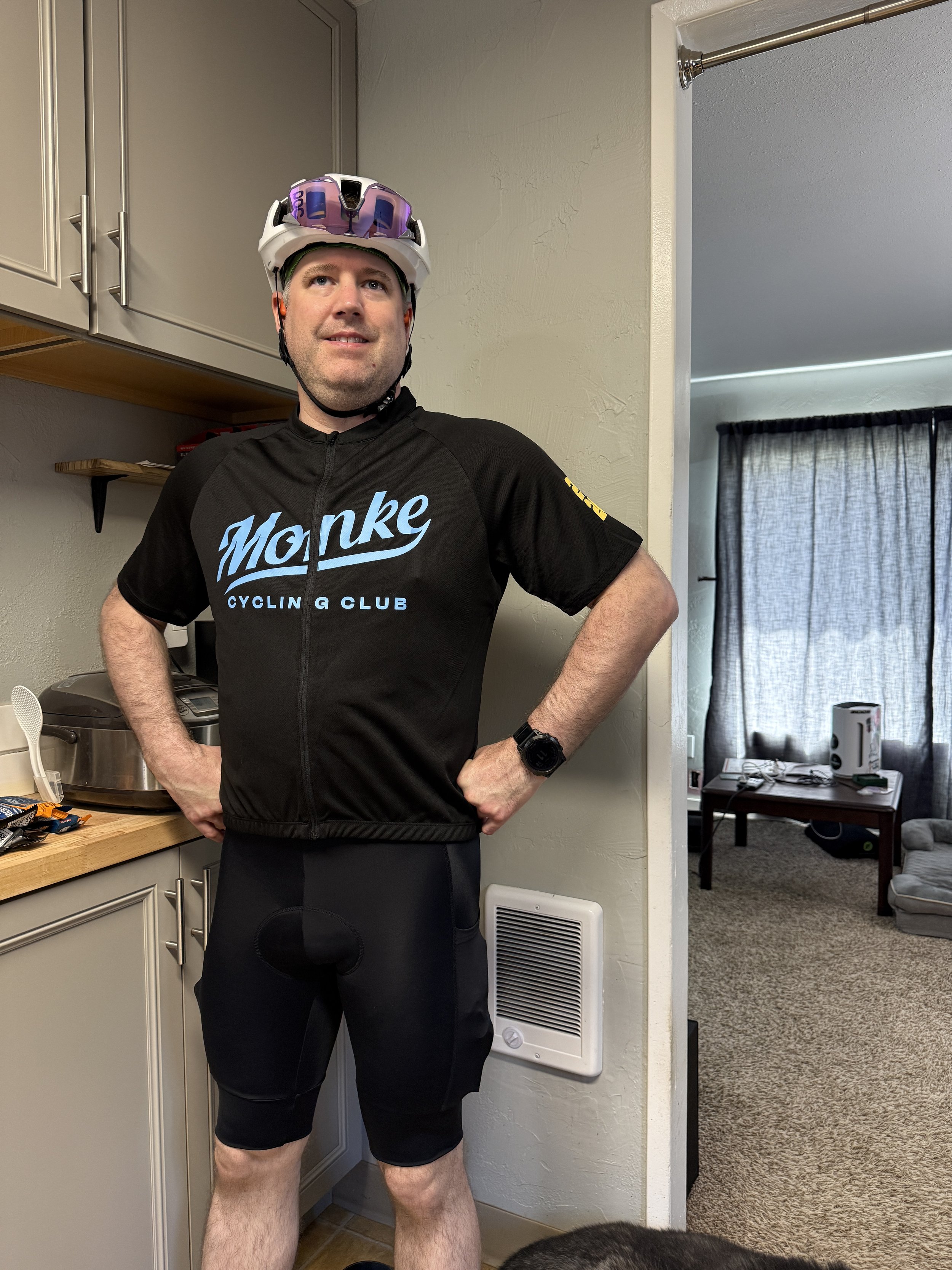Got my Monke jersey from the CDawg 2026 cyclethon merch, It fits well but is a little loser fit than other jerseys I normally wear.
