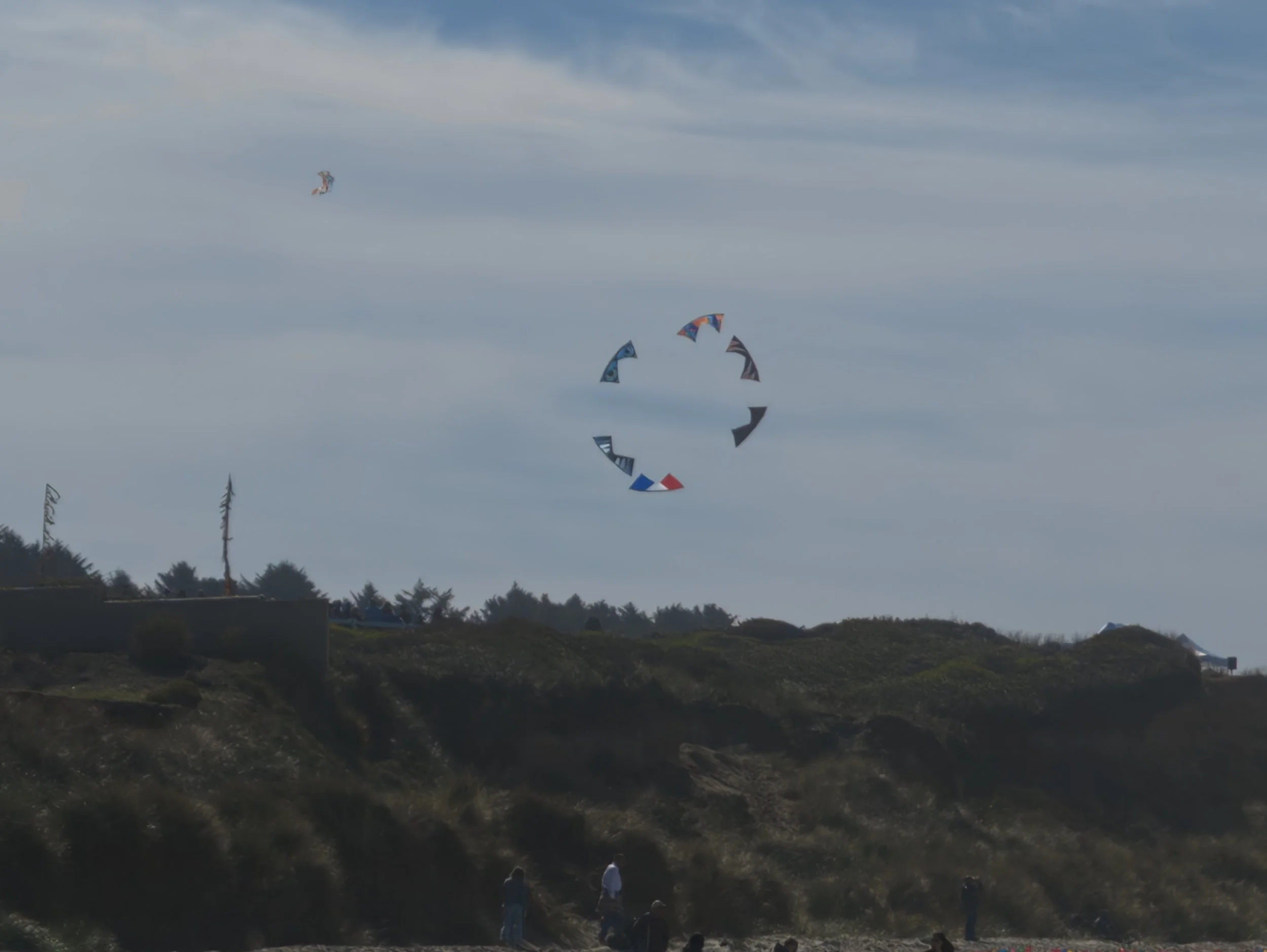 Quite the aerial display!