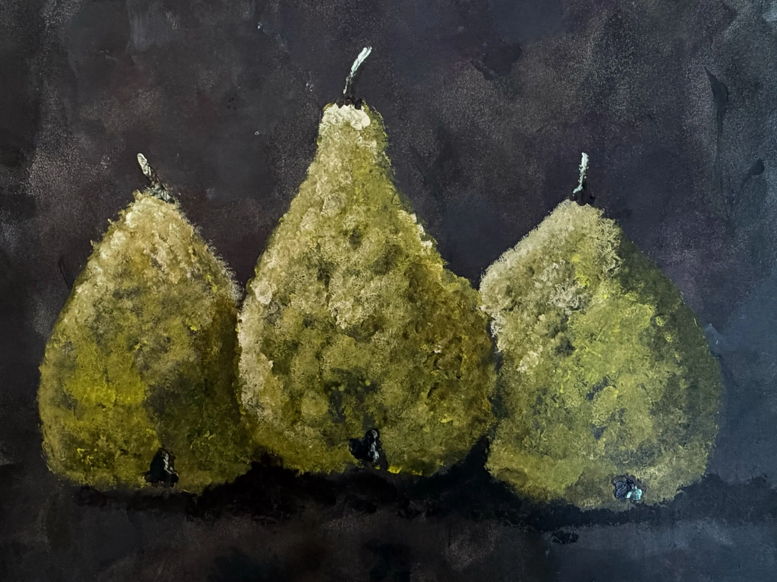 Three of my pears –SÅLD