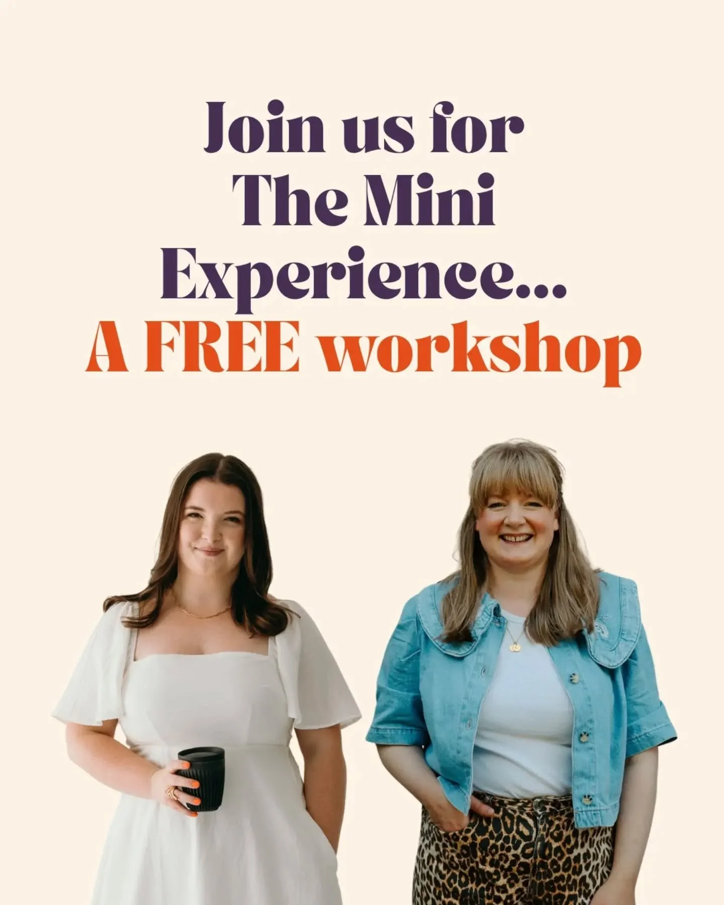 📌Join us at 10am on Wednesday 7th October for The Mini Experience&hellip;

A FREE online workshop where you&rsquo;ll get the best of our 💻process &amp; personality💁🏼&zwj;♀️ driven brains, so that you can turn your client experience into something