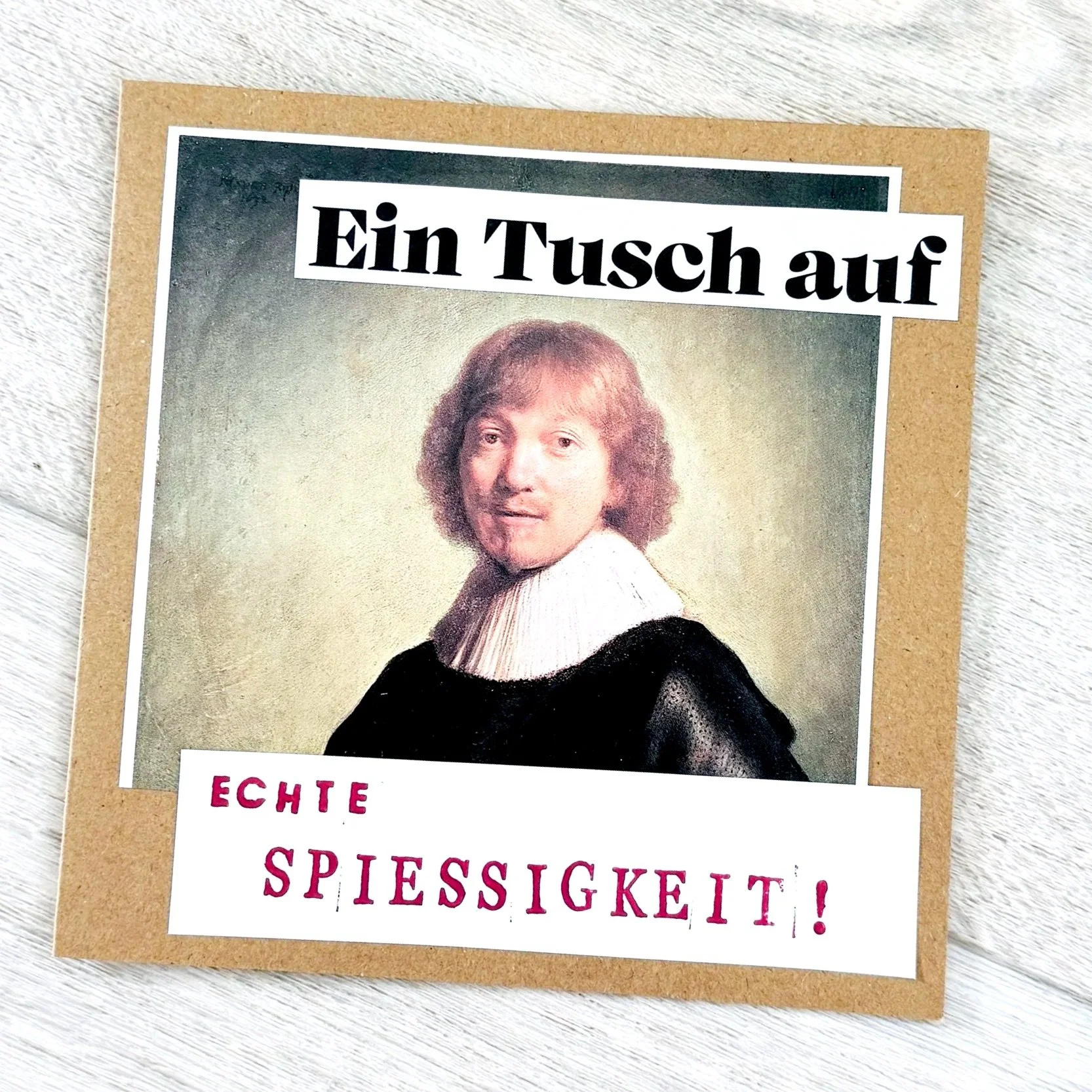 Ein Tusch auf echte Spiessigkeit!