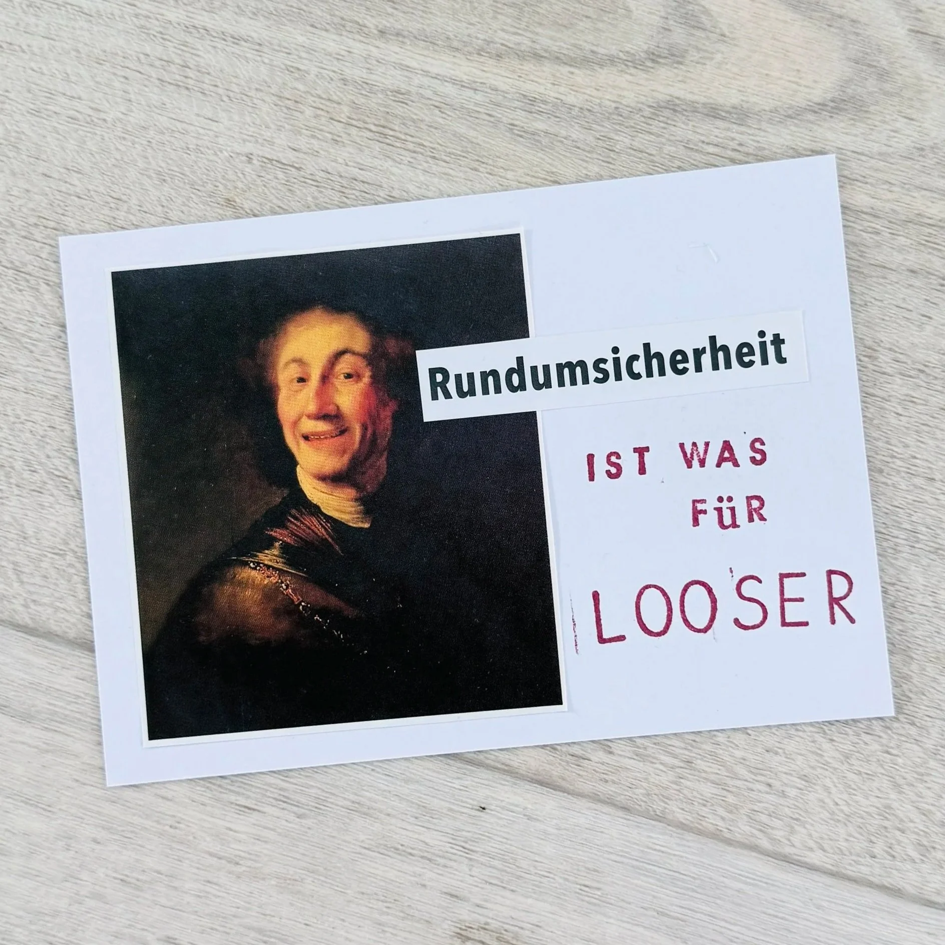 Rundumsicherheit ist was für Looser