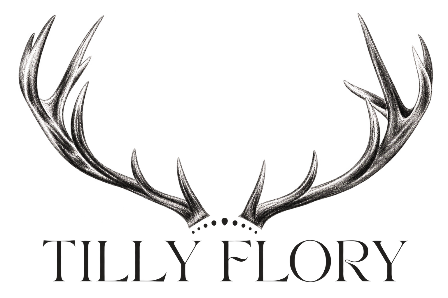 Antler-shaped object with a text placeholder in the center for personalized engraving or inscription.