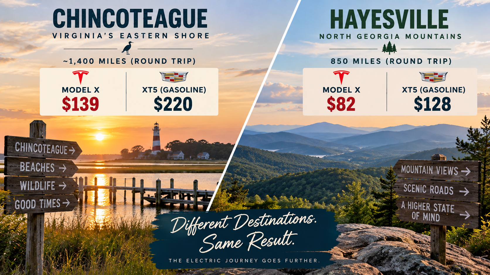 Different routes, different distances and different terrain produced remarkably similar percentage differences in energy cost.
