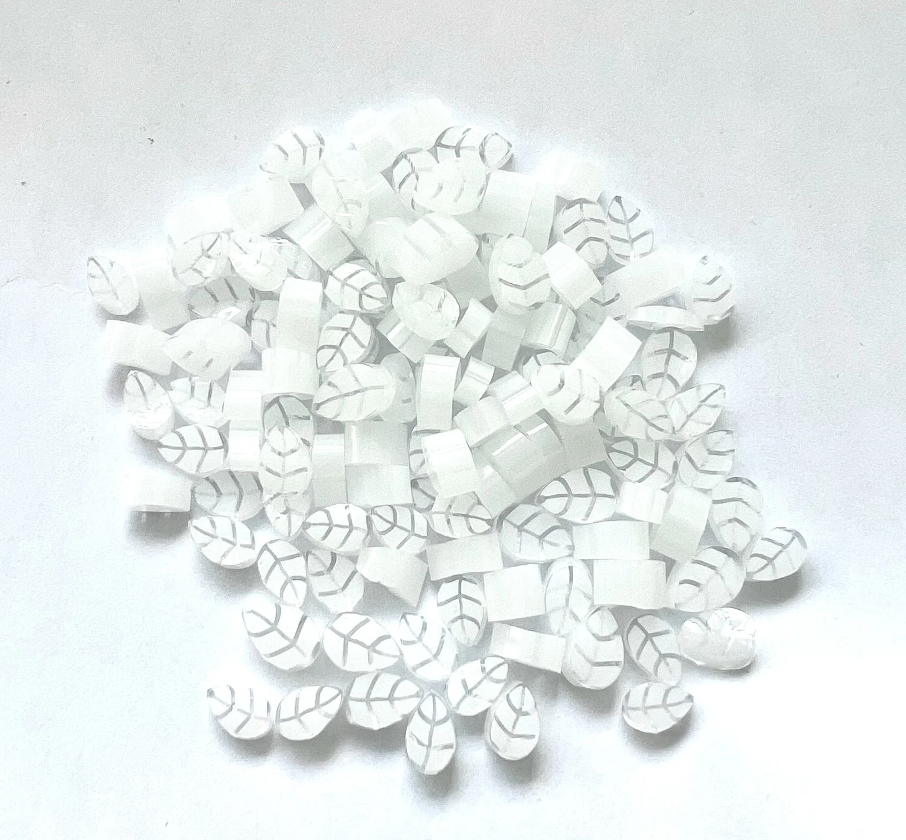White Leaf Murrini, Bullseye Glass