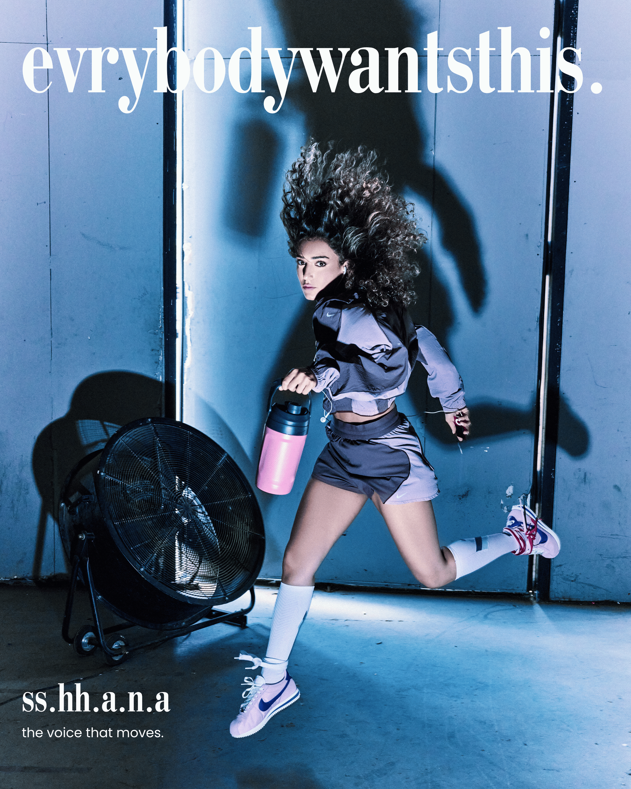 Ss.hh.a.n.a wearing Nike