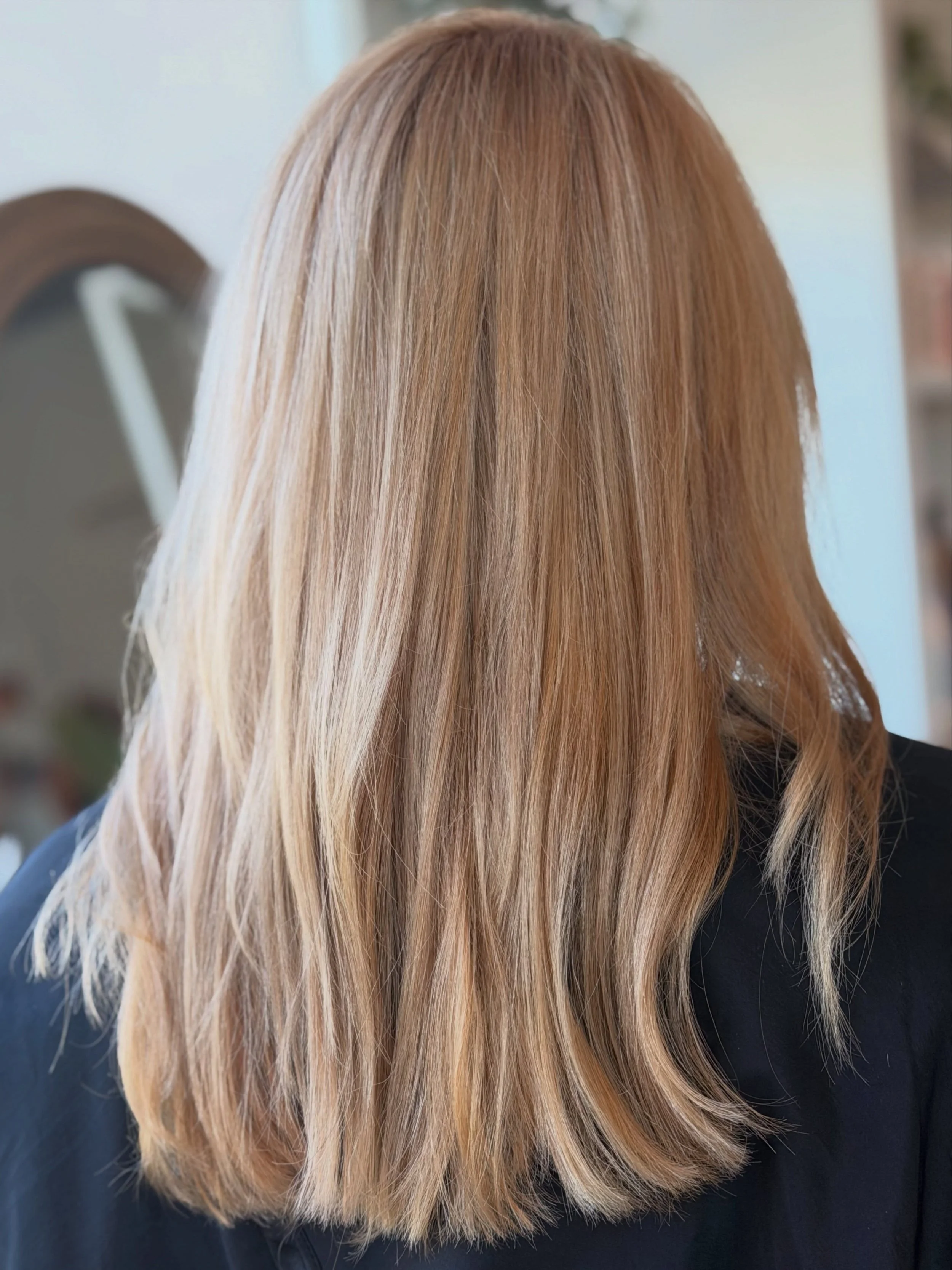 Gorgeous strawberry blonde for fall. Sometimes a change up is best done in for fall. 🍁

The time for a fall booking is now, don&rsquo;t wait before we&rsquo;re completely booked out. Link to schedule now in our bio. 

#lorealprofessional #strawberry