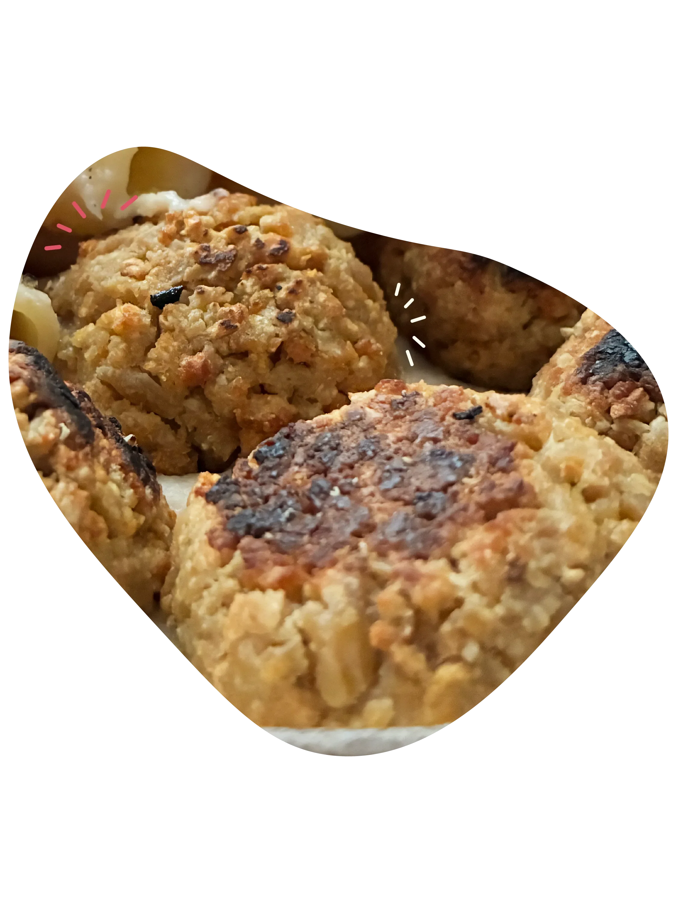 Albóndigas veganas con soja texturizada fina
