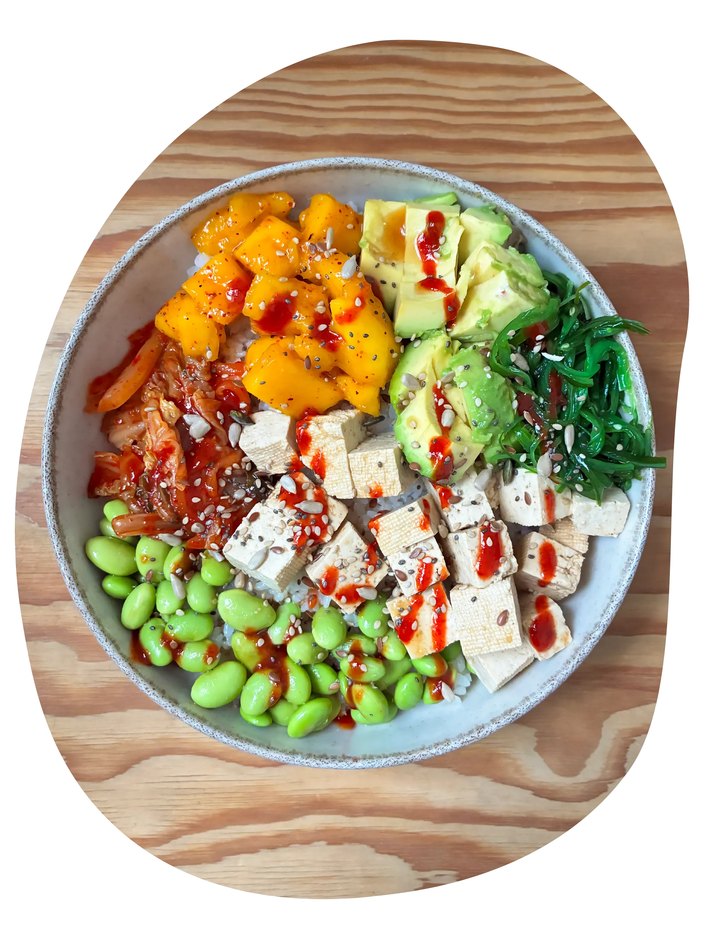 Poke bowl vegano