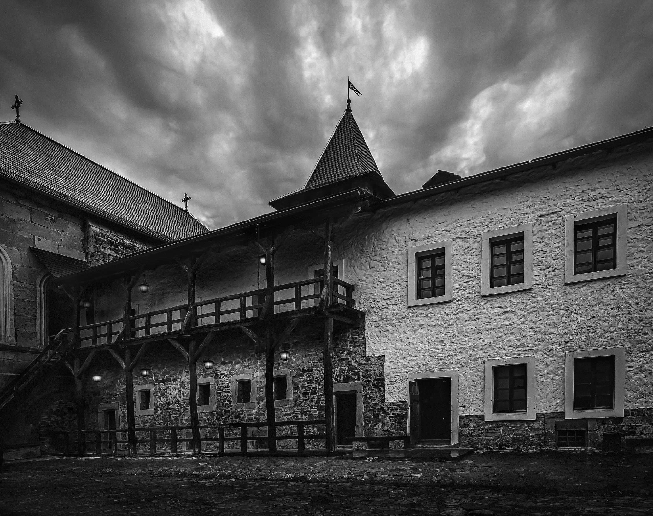 Khotyn Fortress — castle barracks. The barracks formed part of the military infrastructure within the castle and were later used as an artillery arsenal. The surviving structure incorporates elements dating from the XV–XIX centuries.
