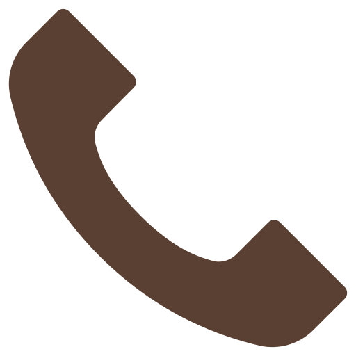 Simbolo di una cornetta telefonica su sfondo nero.