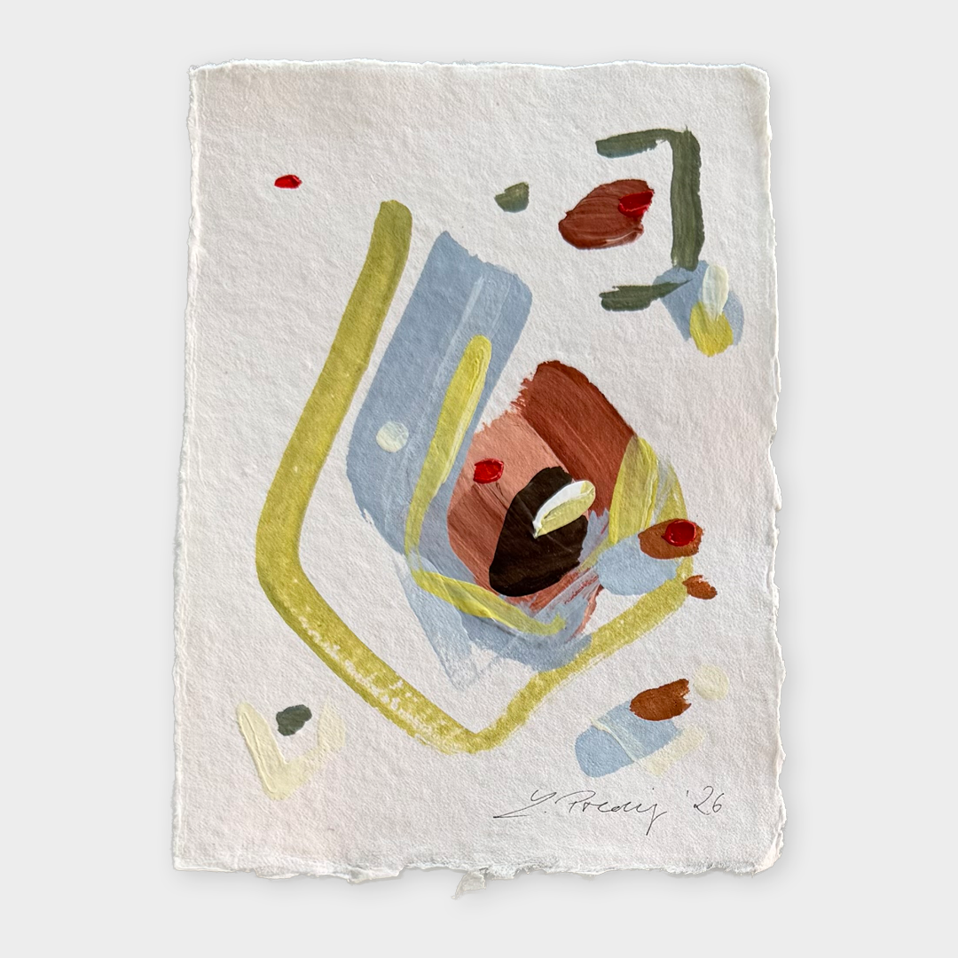 07.2026. Acryl auf Büttenpapier, 21 × 15 cm