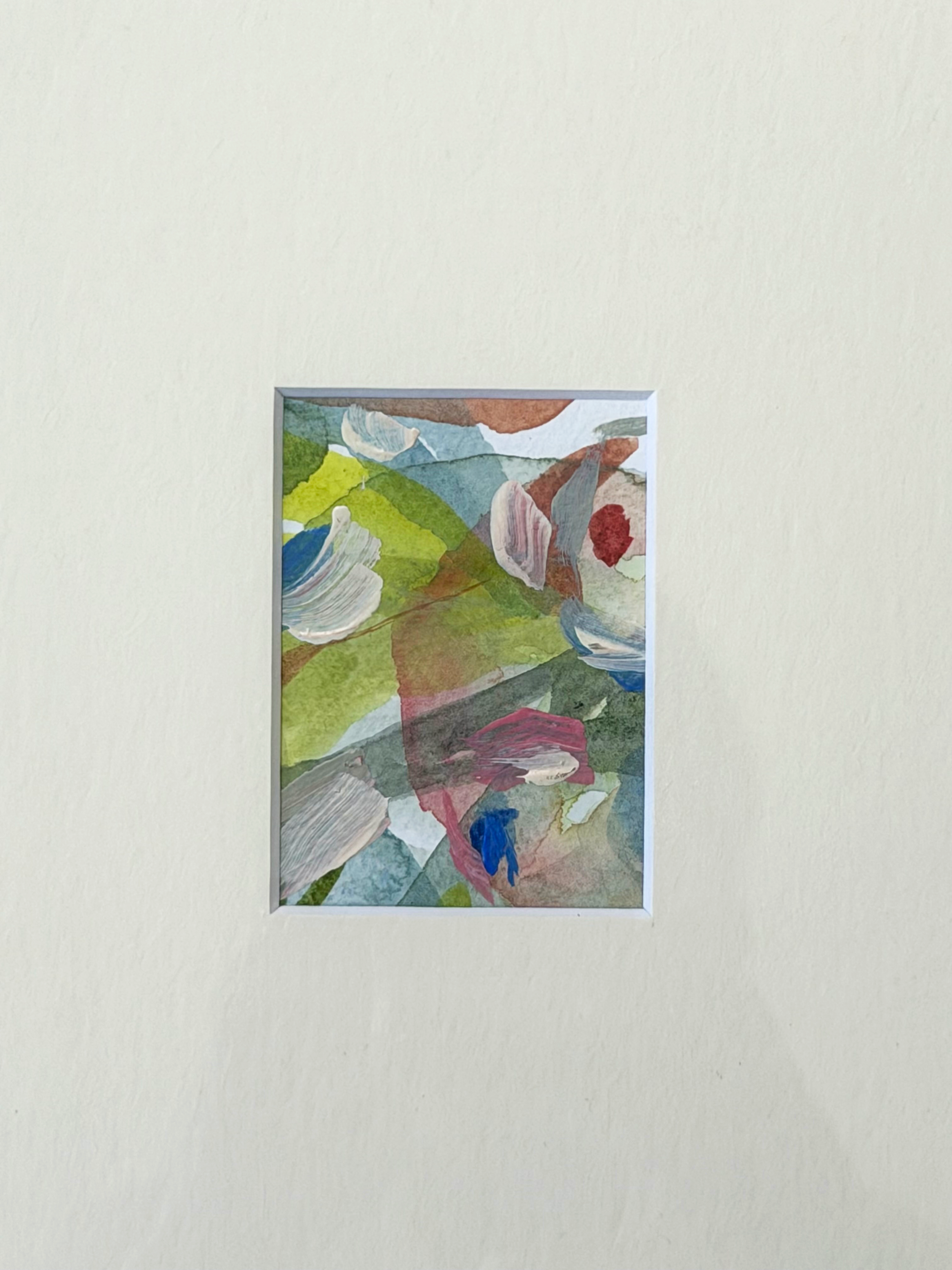 Framed 10, 2026. Aquarell und Acryl auf Baumwollpapier, 21 × 30 cm