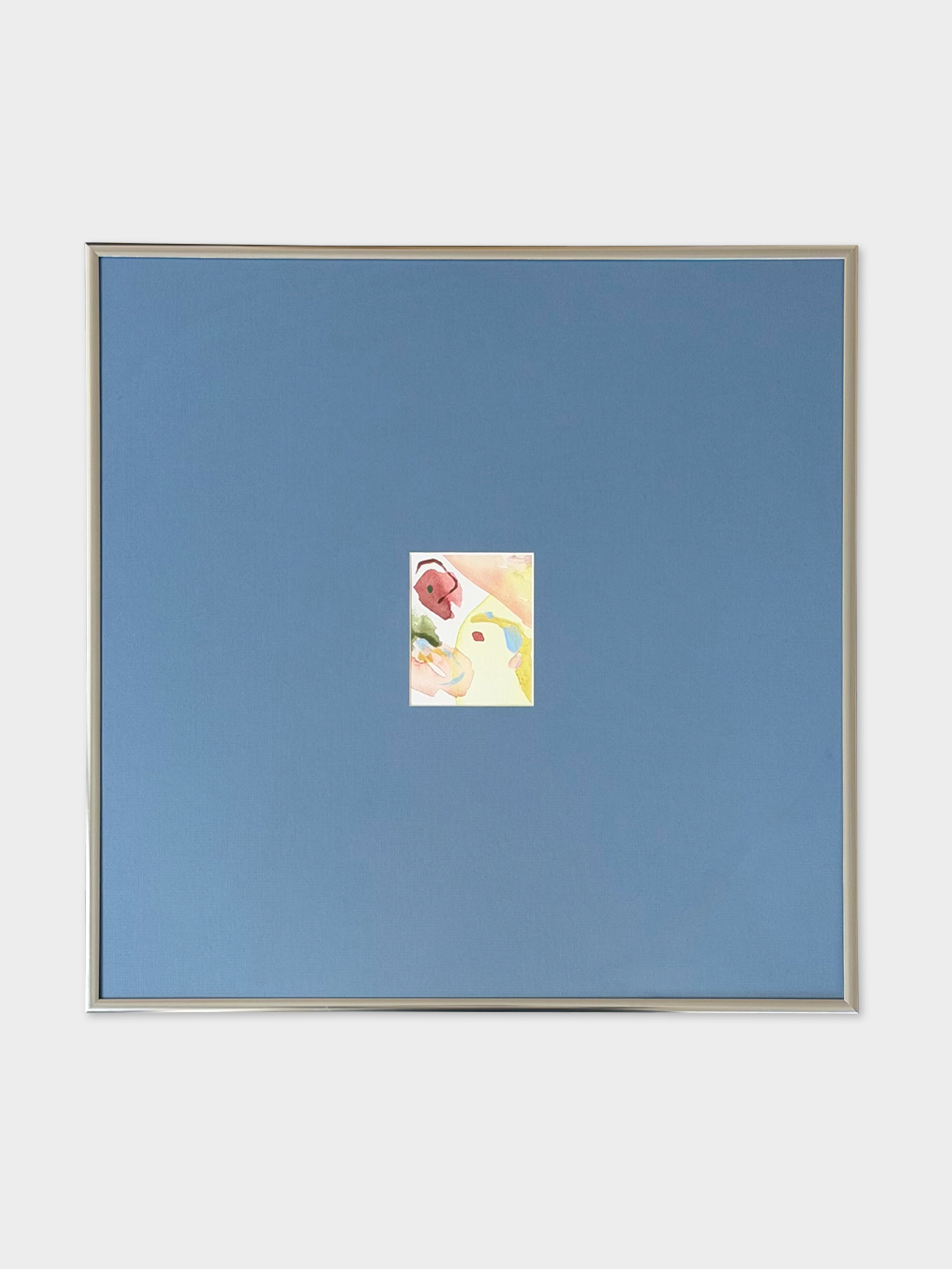 Framed 01, 2026. Aquarell und Acryl auf Baumwollpapier, 50 × 50 cm