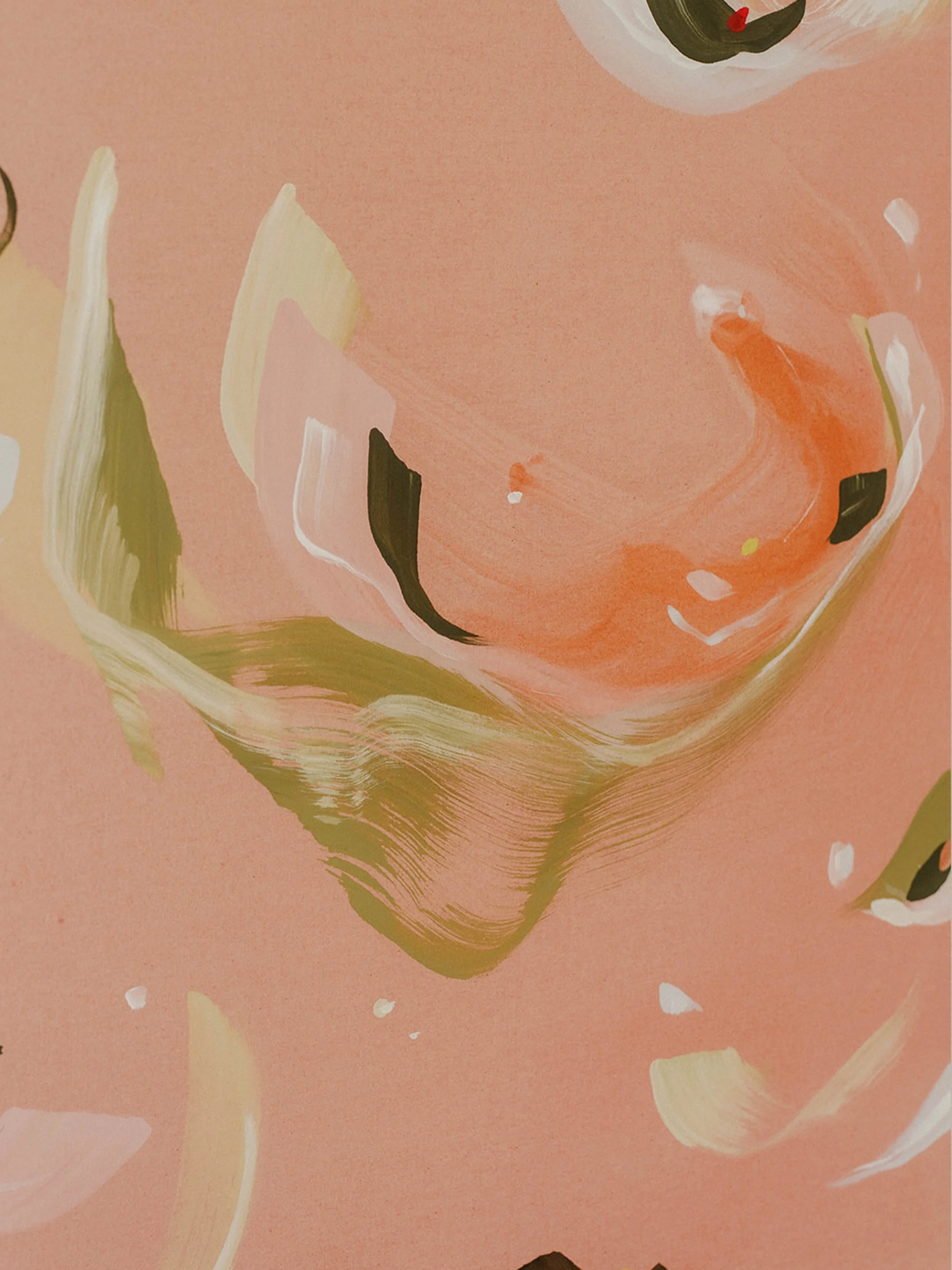 Beginning - My Inner Rhythm, 2026. Acryl auf Leinwand, 160 × 140 cm