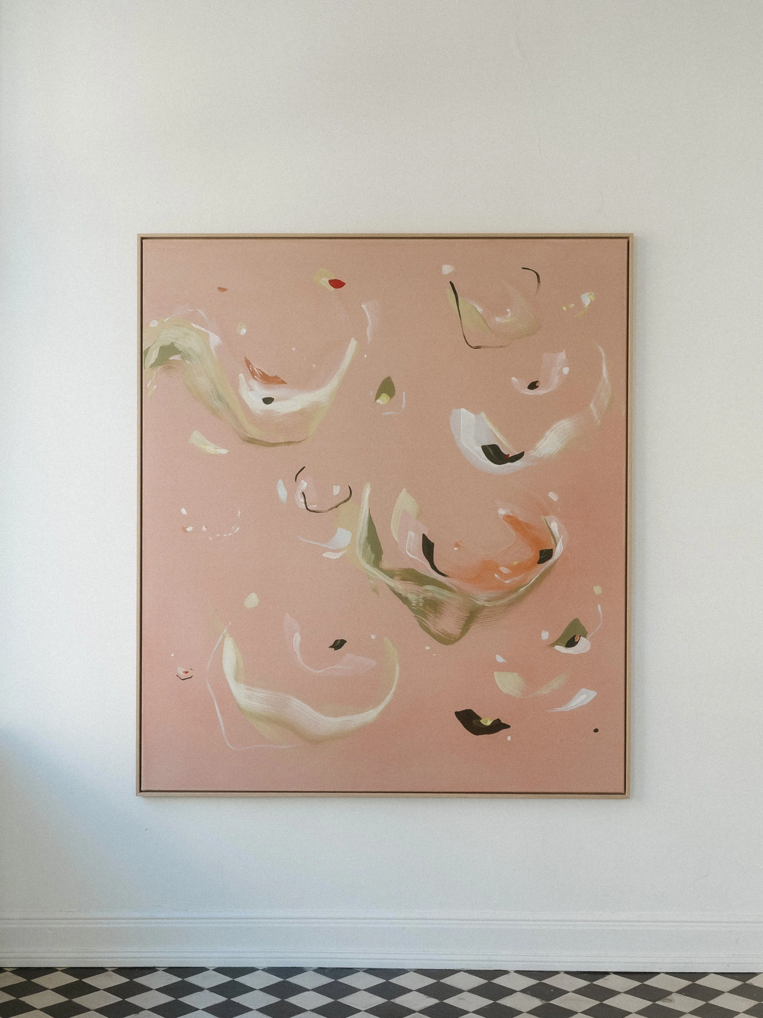 Beginning - My Inner Rhythm, 2026. Acryl auf Leinwand, 160 × 140 cm