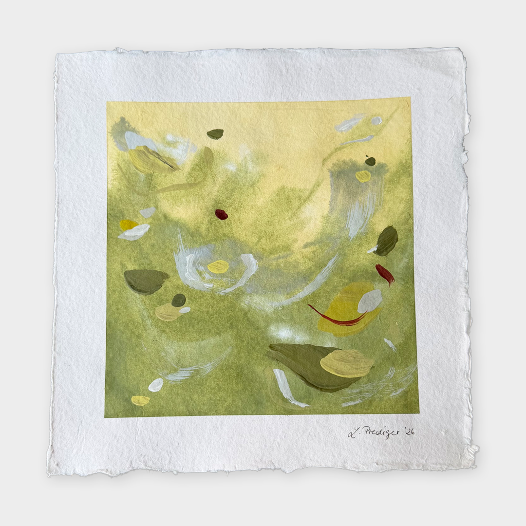 05.2026. Acryl auf Büttenpapier, 30 × 30 cm